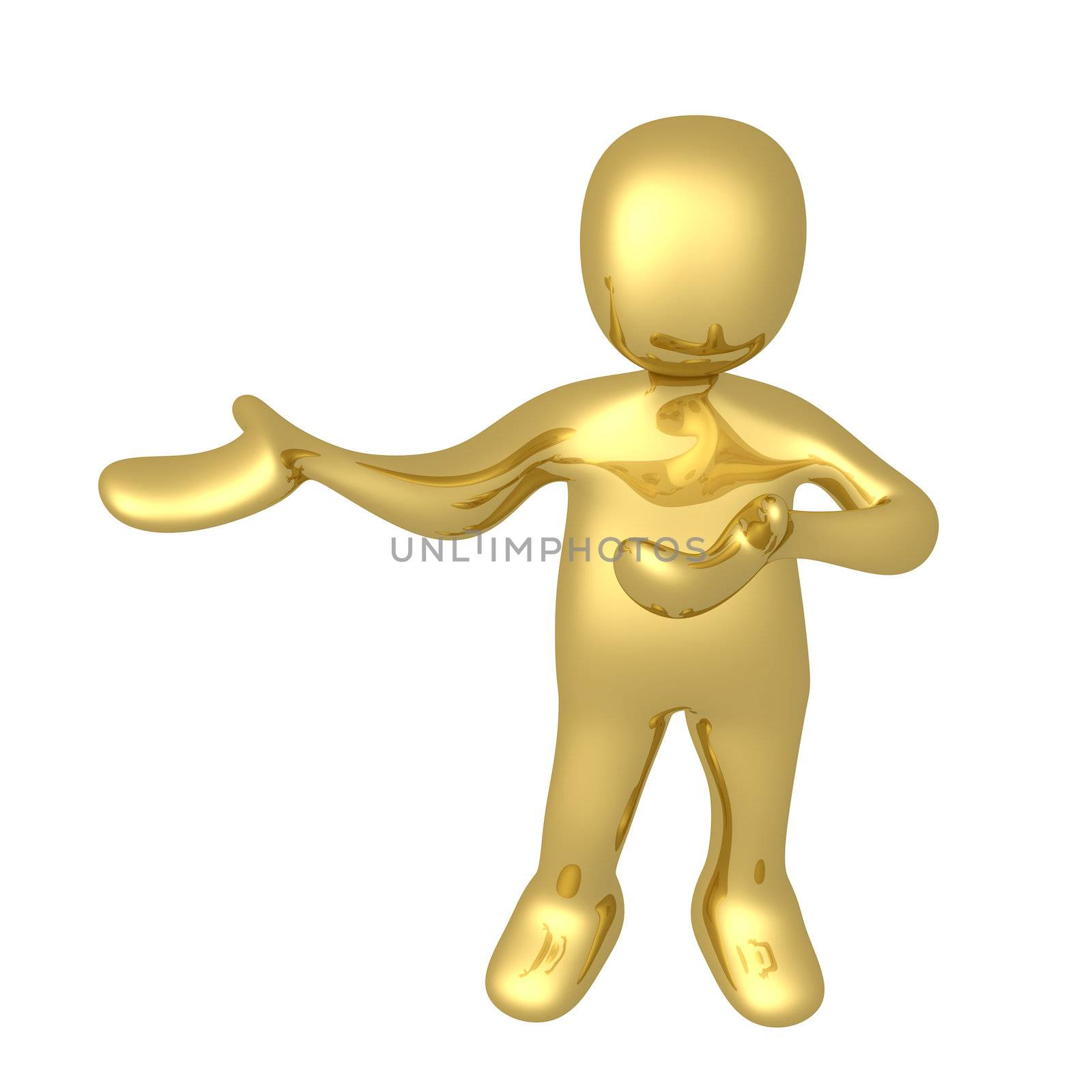 Computer Generated Image - Person Presenting.