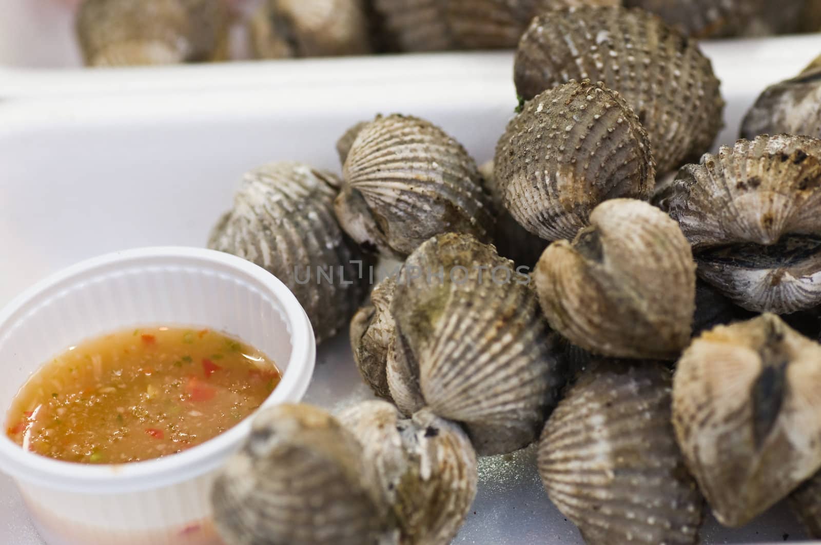 ark shell is a kind of Thai seafood
