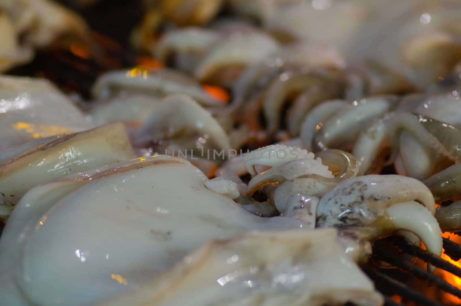 roast squid is kind of seafood