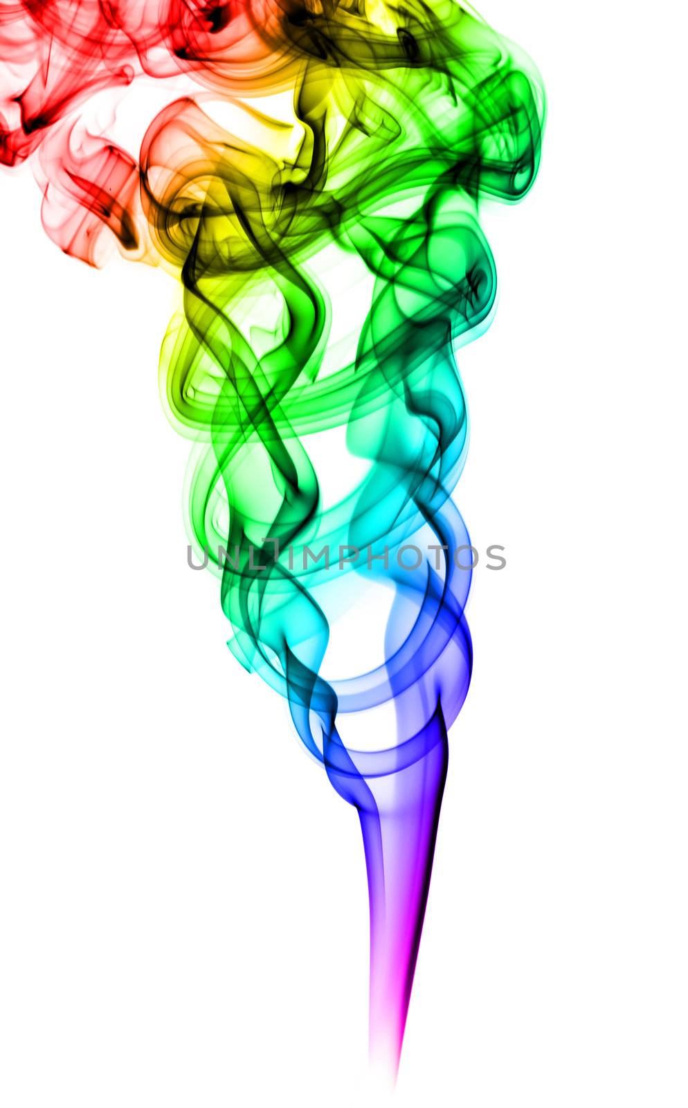 Abstract colored puff of smoke waves by Arsgera