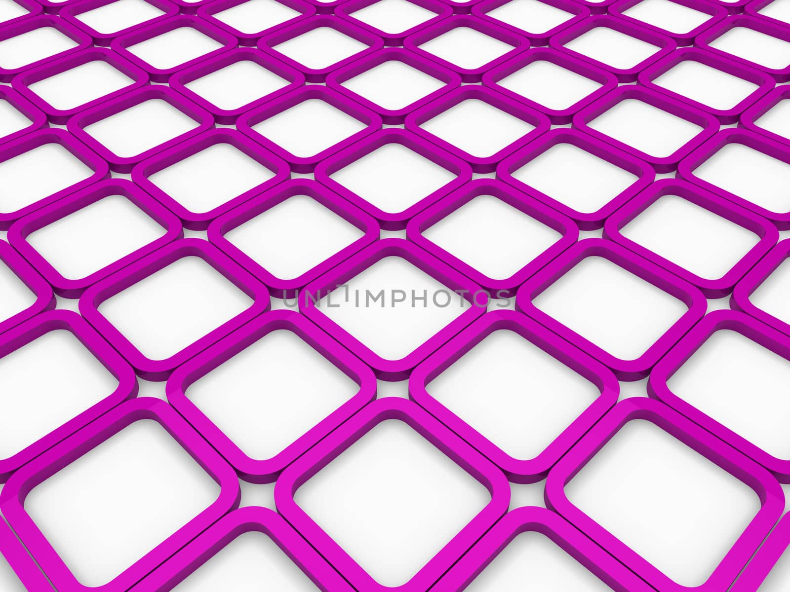 3d cube purple square background abstract white