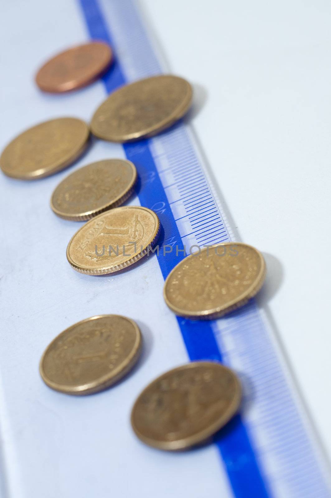 an image of coins of polish currency zloty