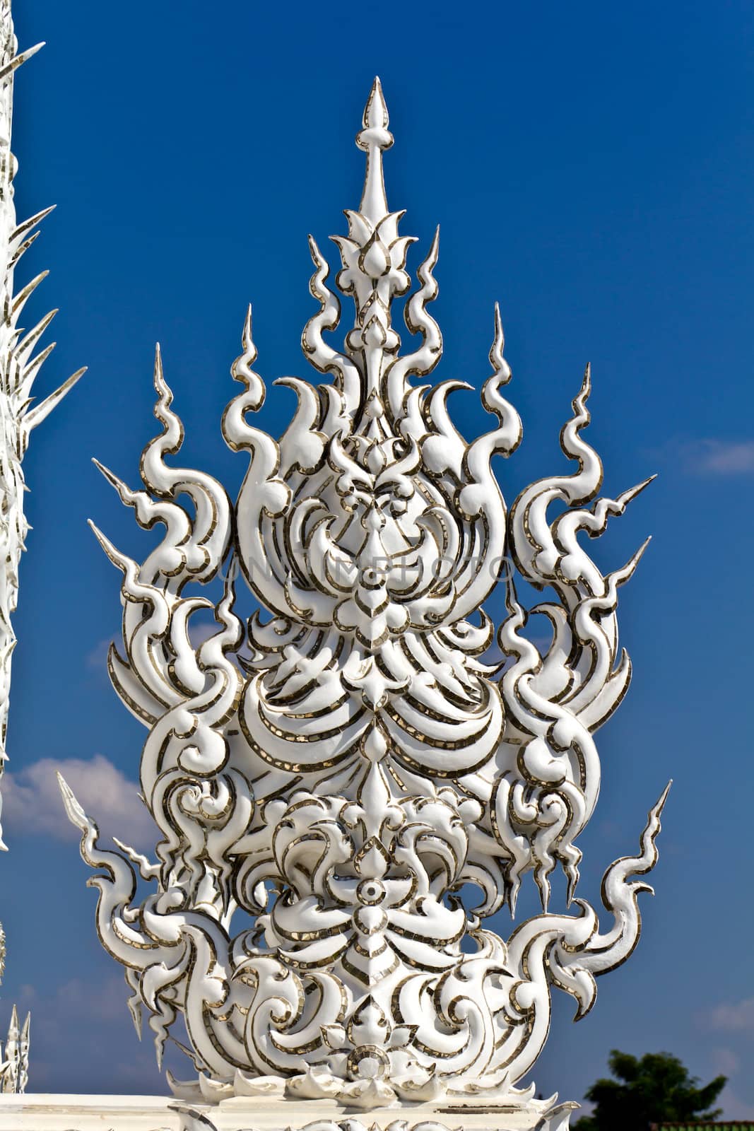 Element of Thai Art Taken from Wat Rong Khun Thailand by lavoview