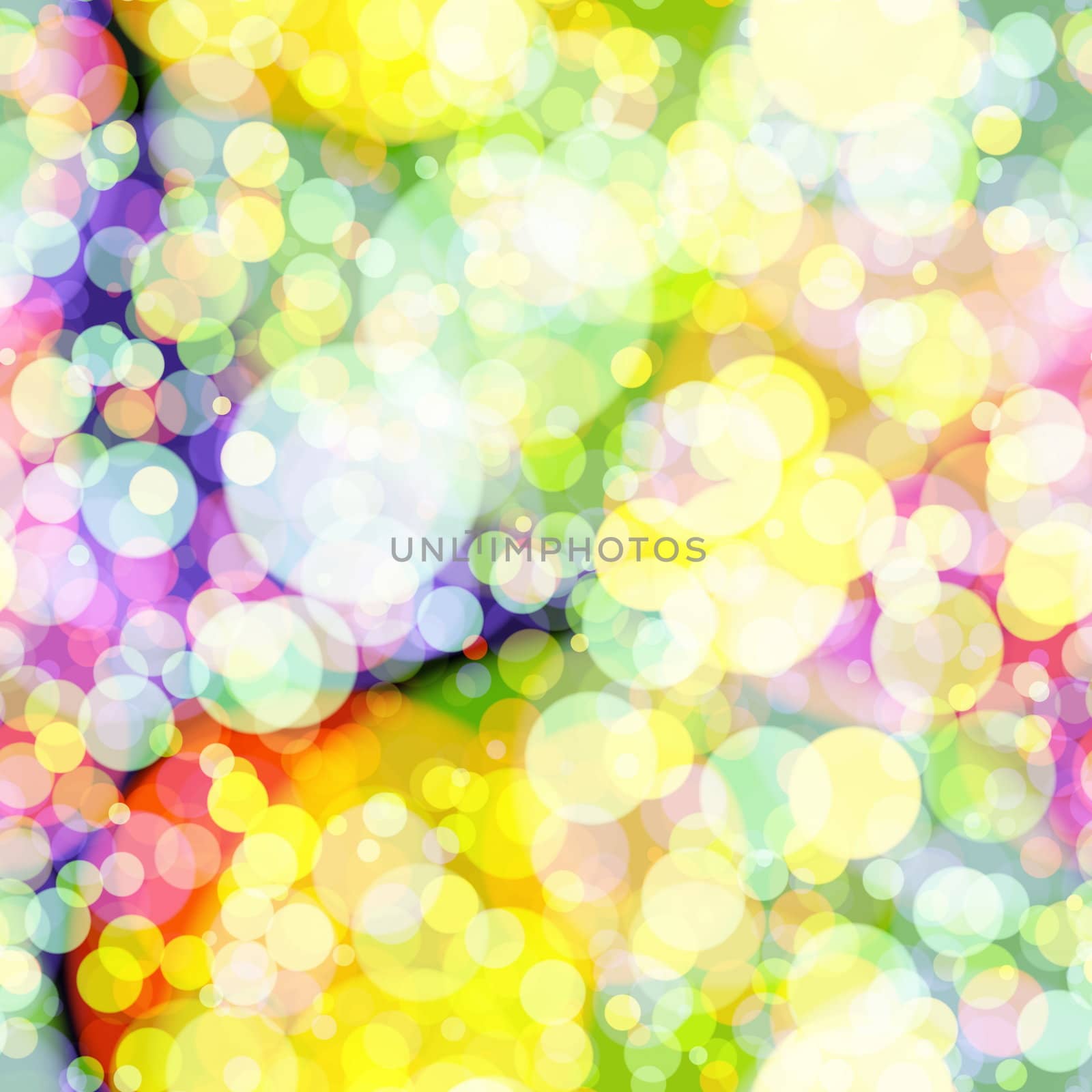 Colorful Seamless Pattern with Mini Retro Circles