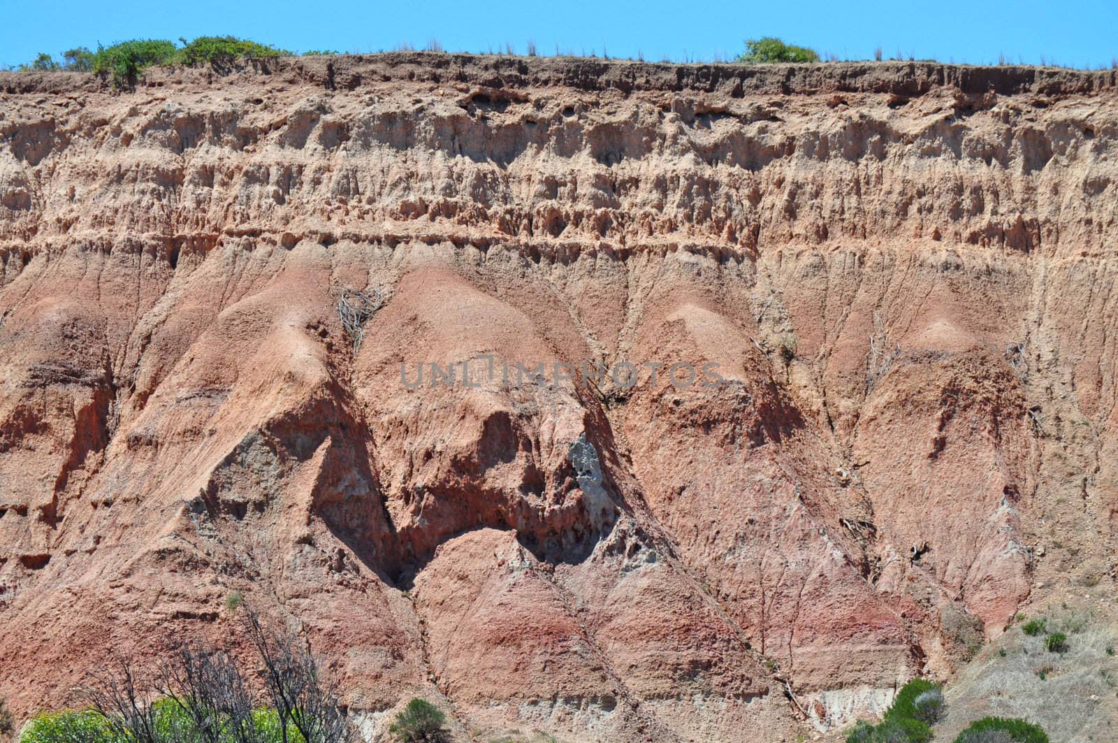 Rock formation in the Hallett Cove Conservation Park, South Australia. by dimkadimon