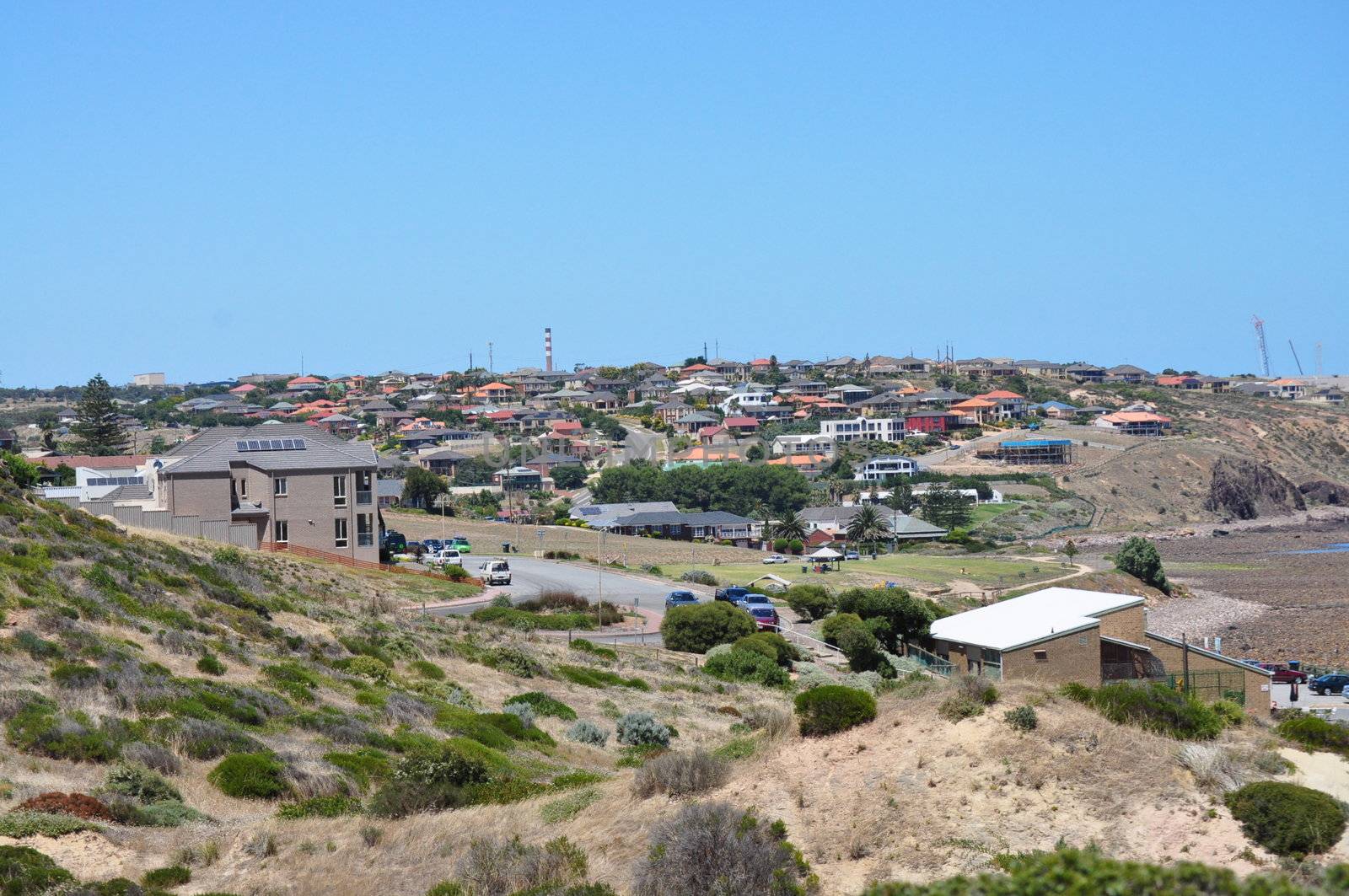 Many Australian Family Houses On The Hills