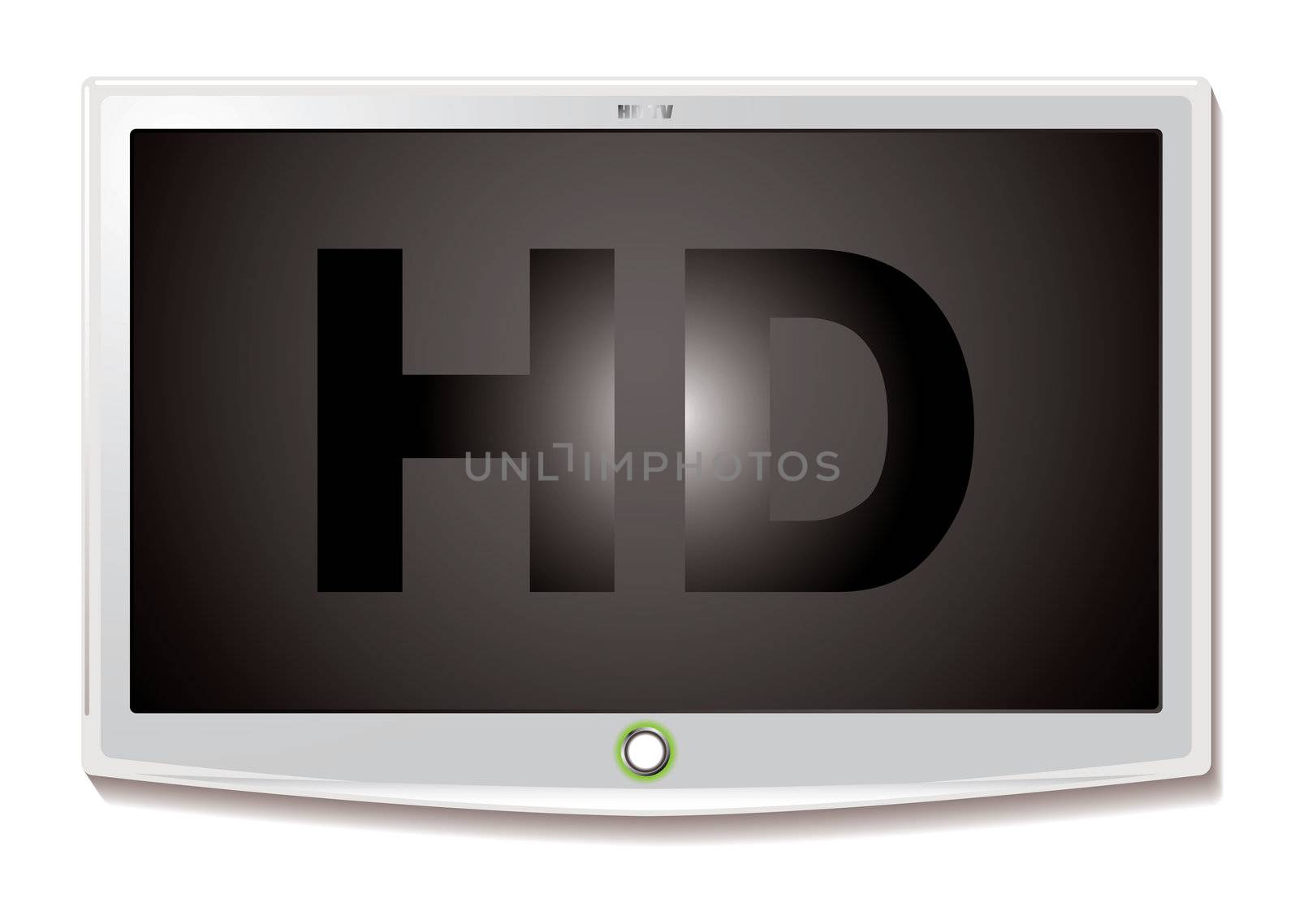 LCD TV HD white by nicemonkey