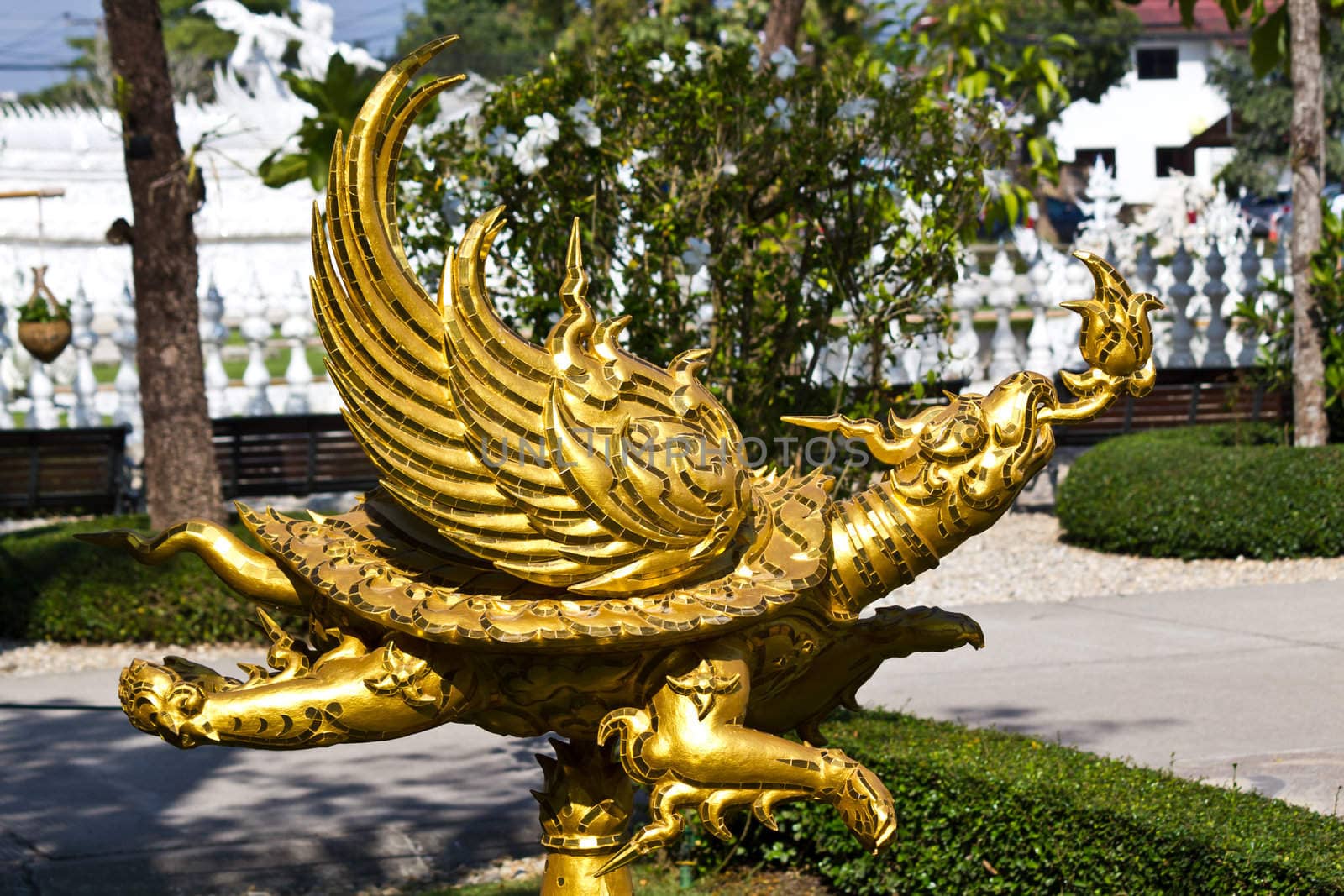 Element of Thai Art Taken from Wat Rong Khun Thailand by lavoview