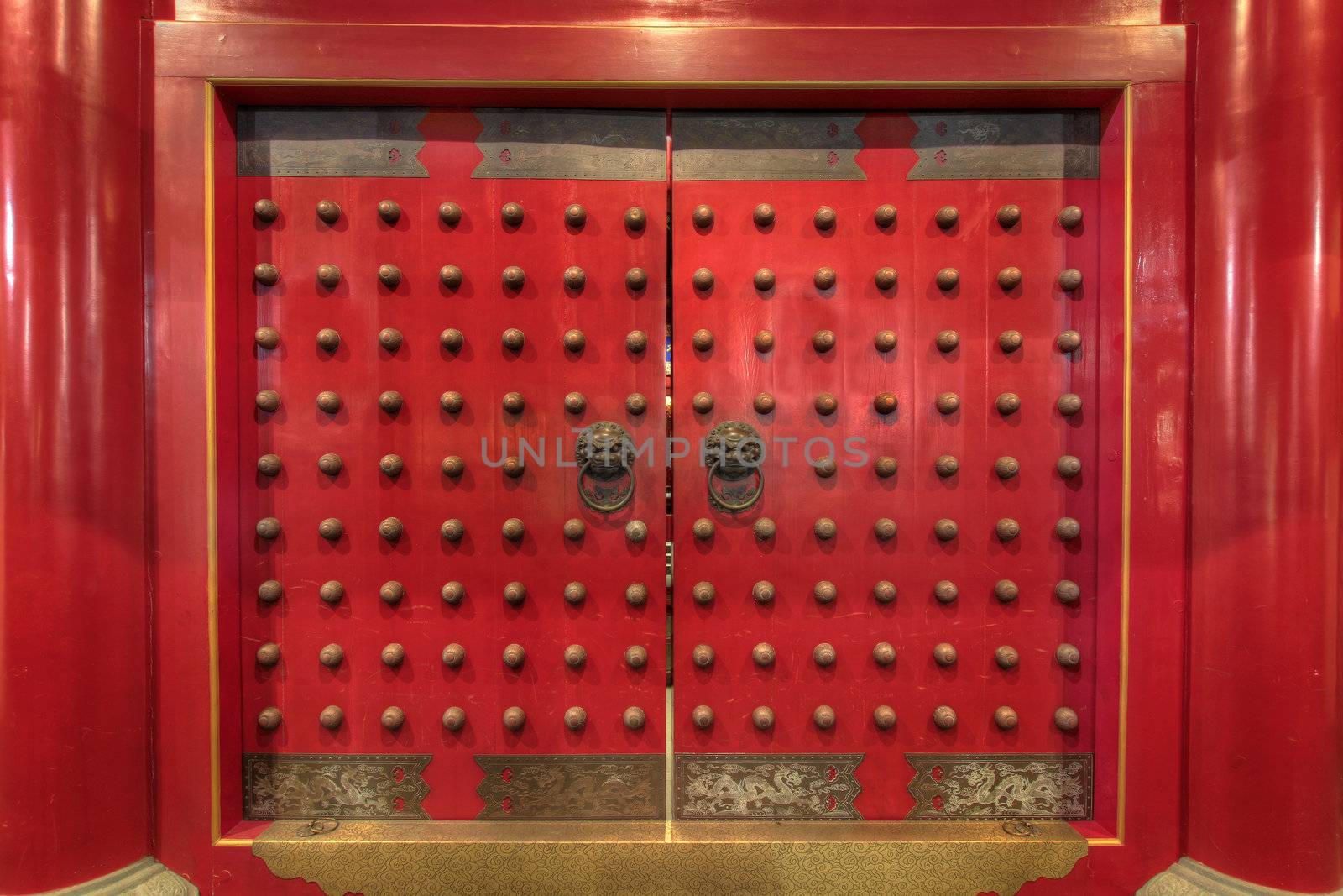 Buddha Tooth Relic Chinese Temple Door by Davidgn