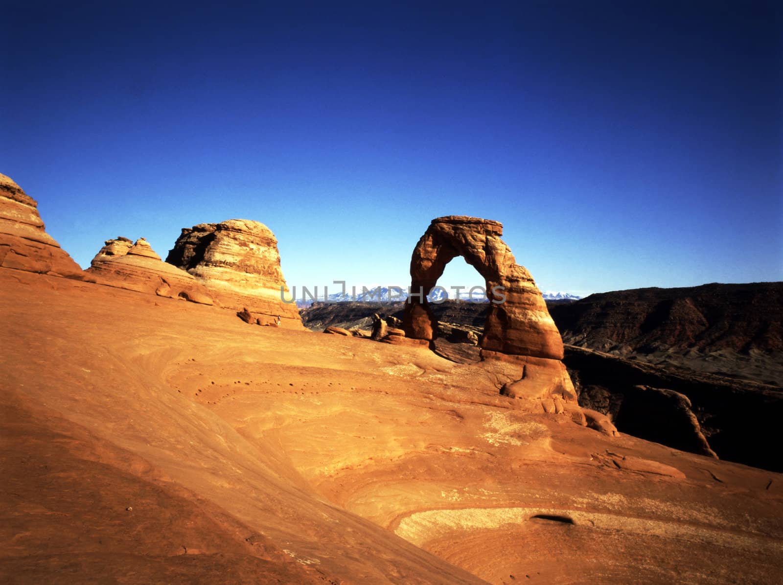 Delocate Arch in Aches National Park, Utah