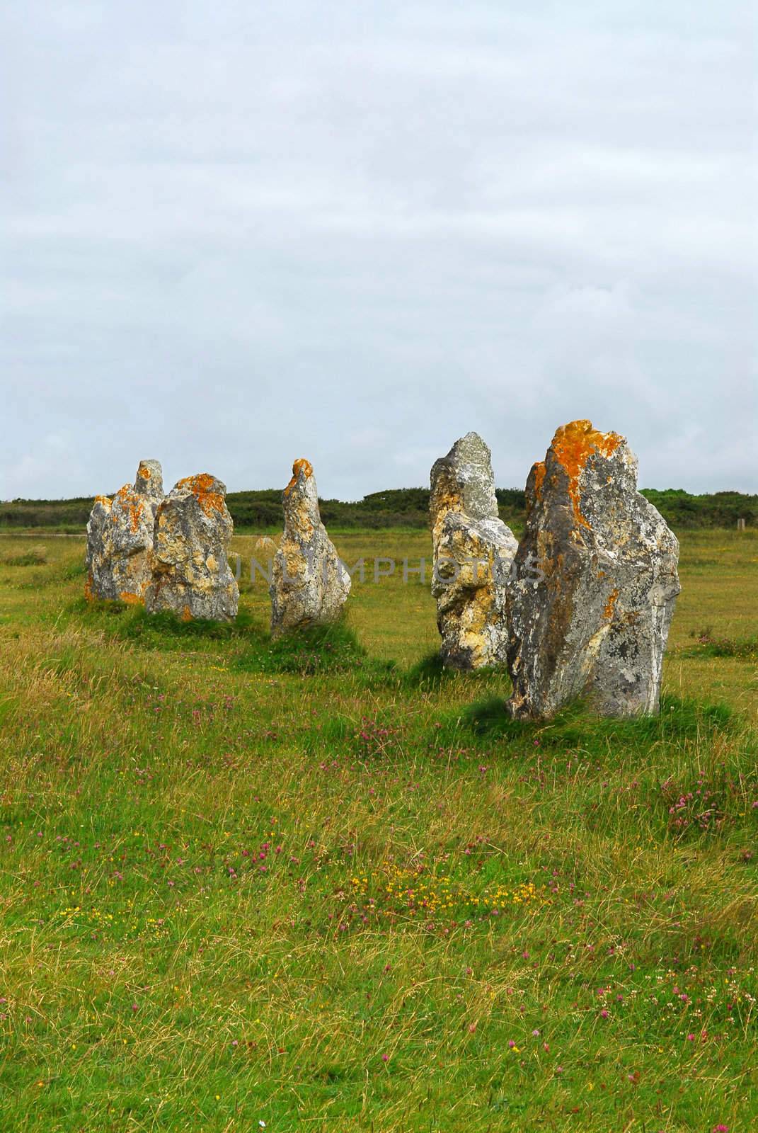 Megalithic monuments in Brittany by elenathewise