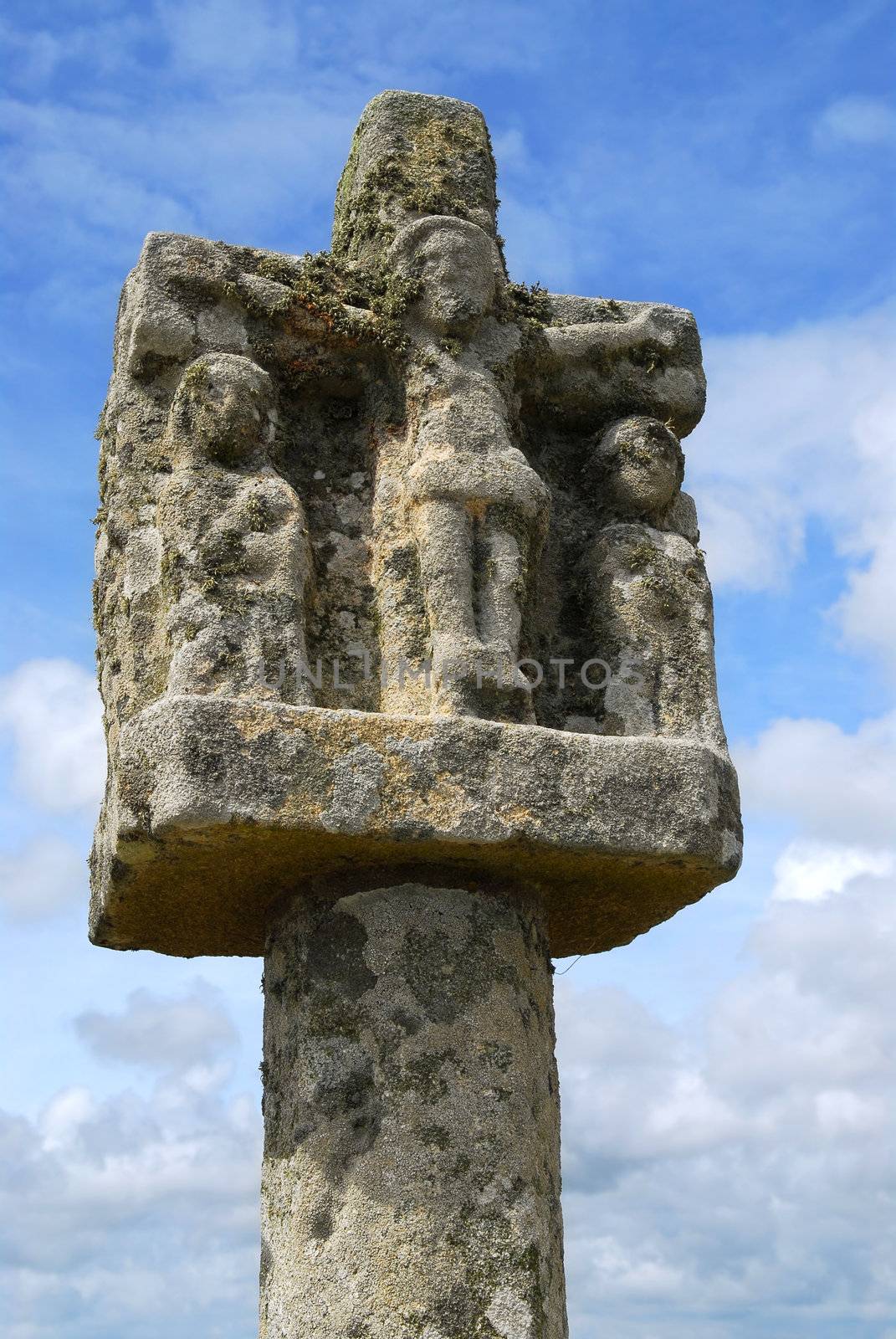 Breton stone cross by elenathewise