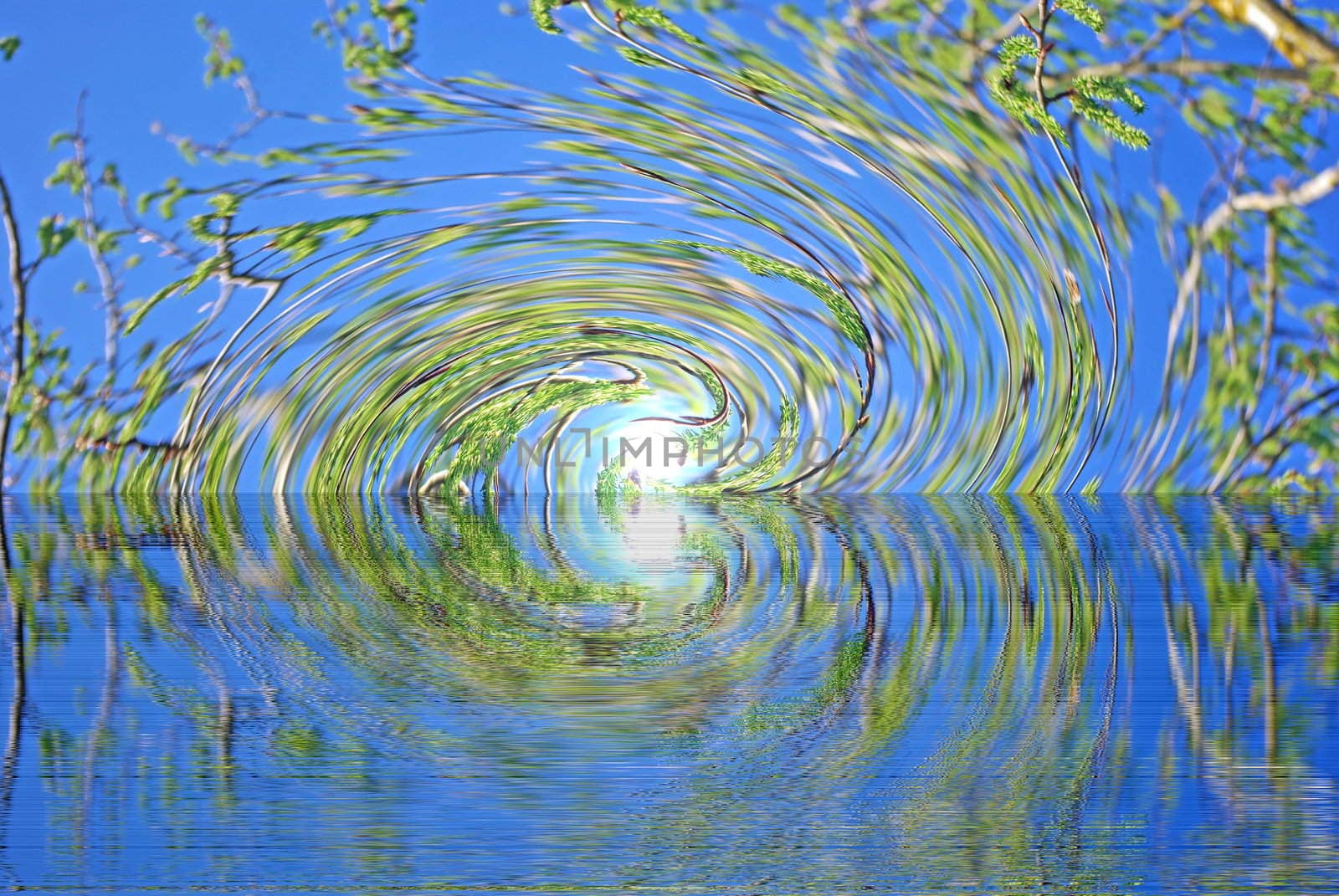 Rise of sping Blur abstract background