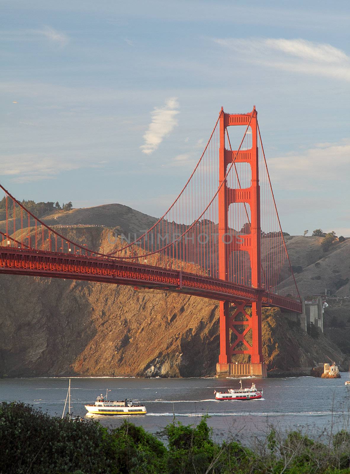 View of Golden Gate Bridge, San Francisco, California, USA