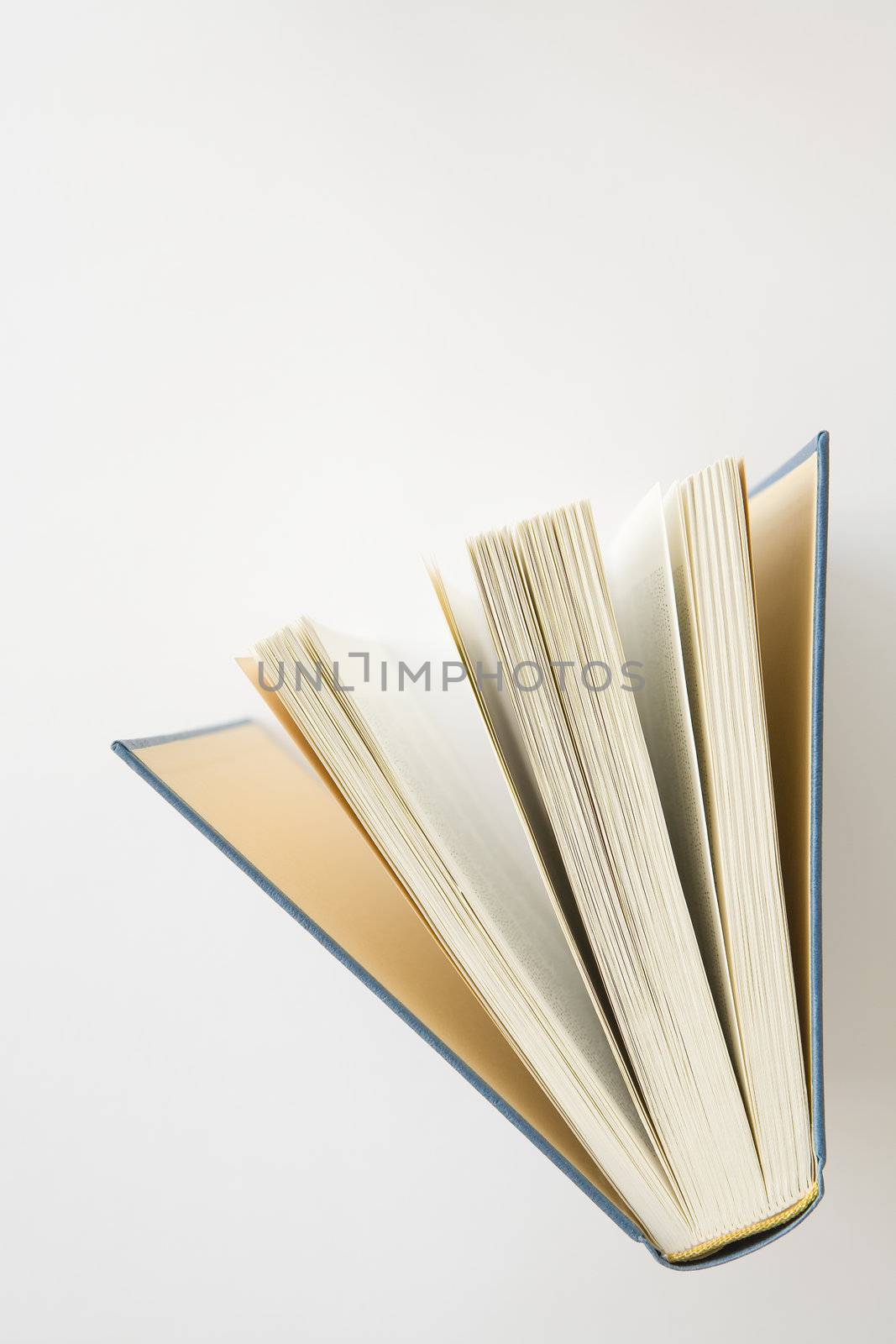 Book photographed from above