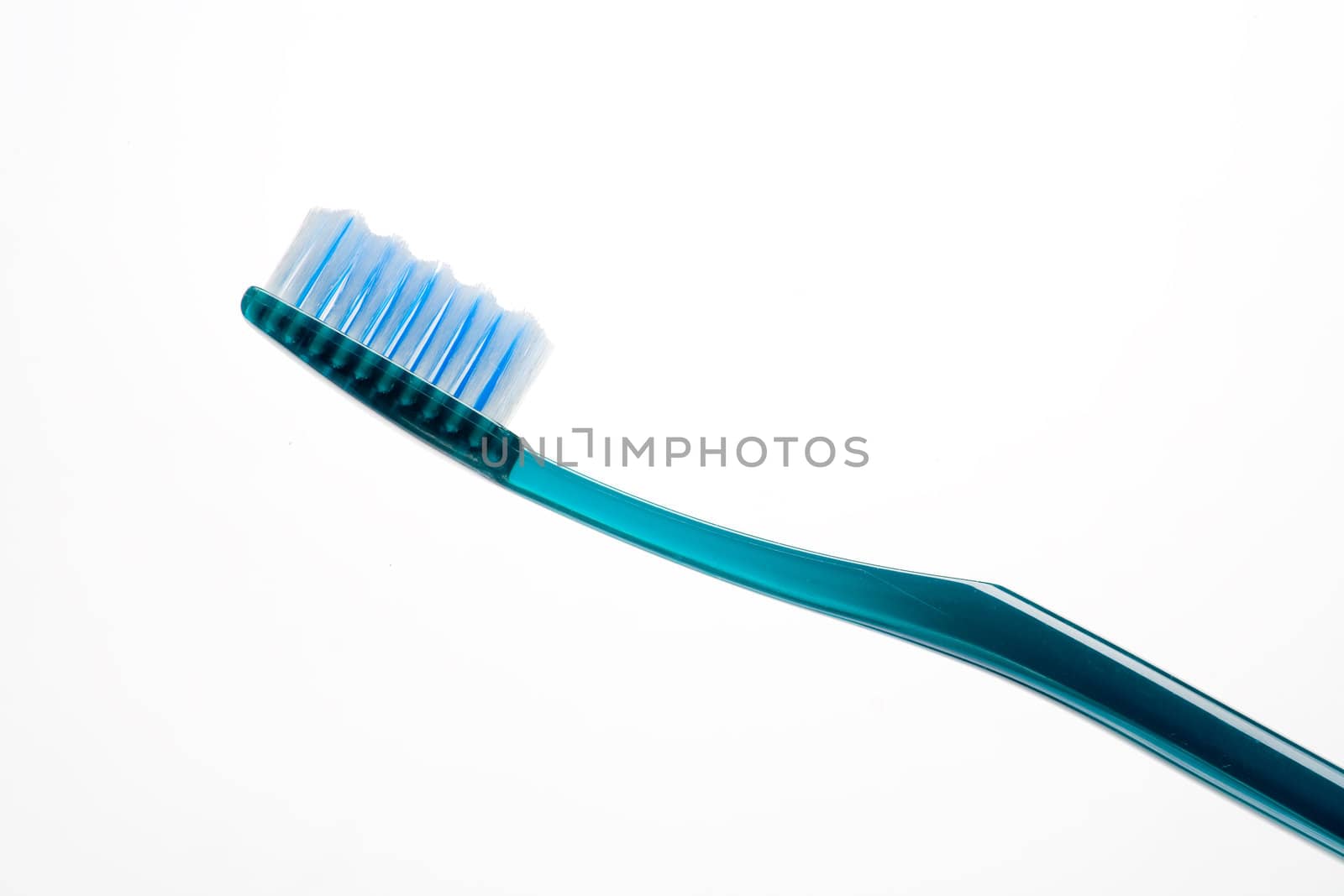 Toothbrush on a white background