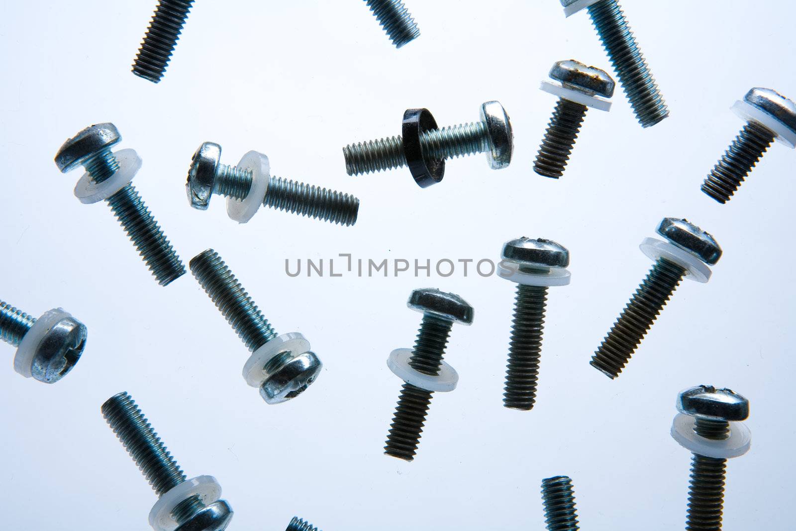 Screws used in 19-inch racks