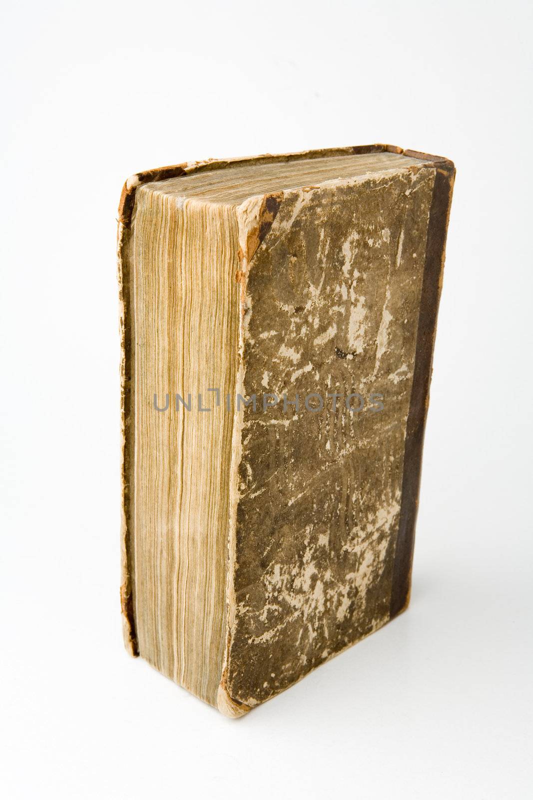 Antique book on a white background