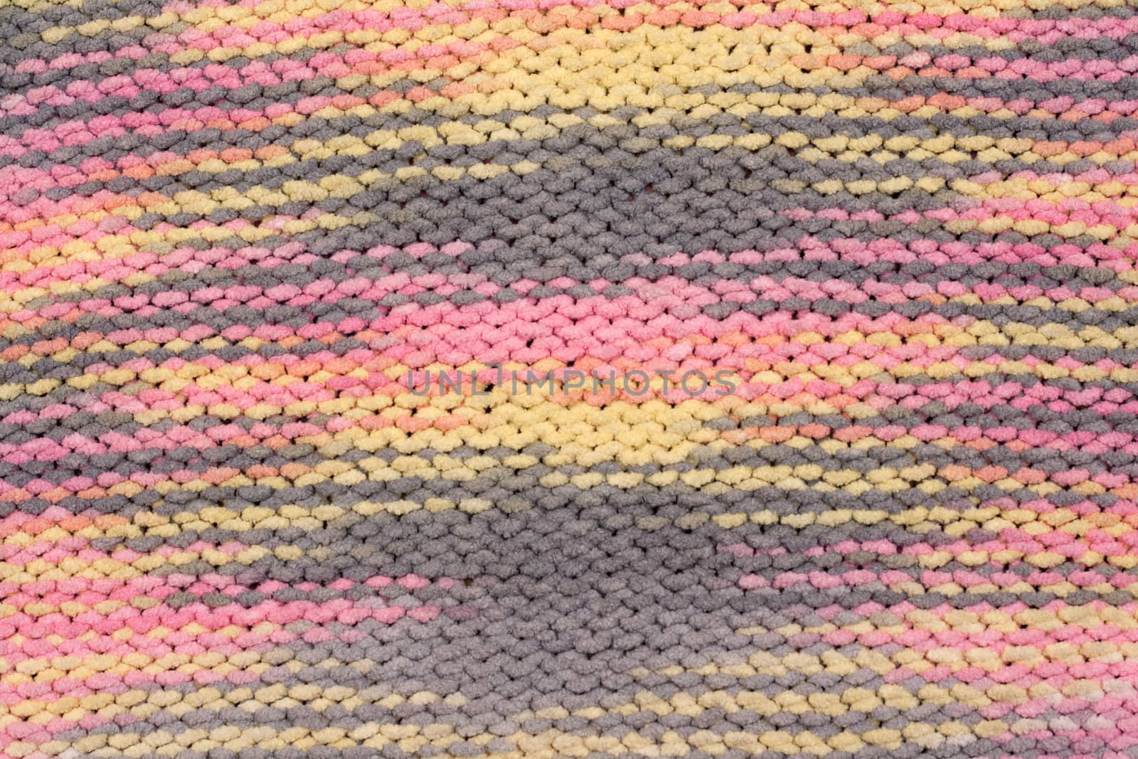Background, knitted fabrics, rose, gray, yellow thread