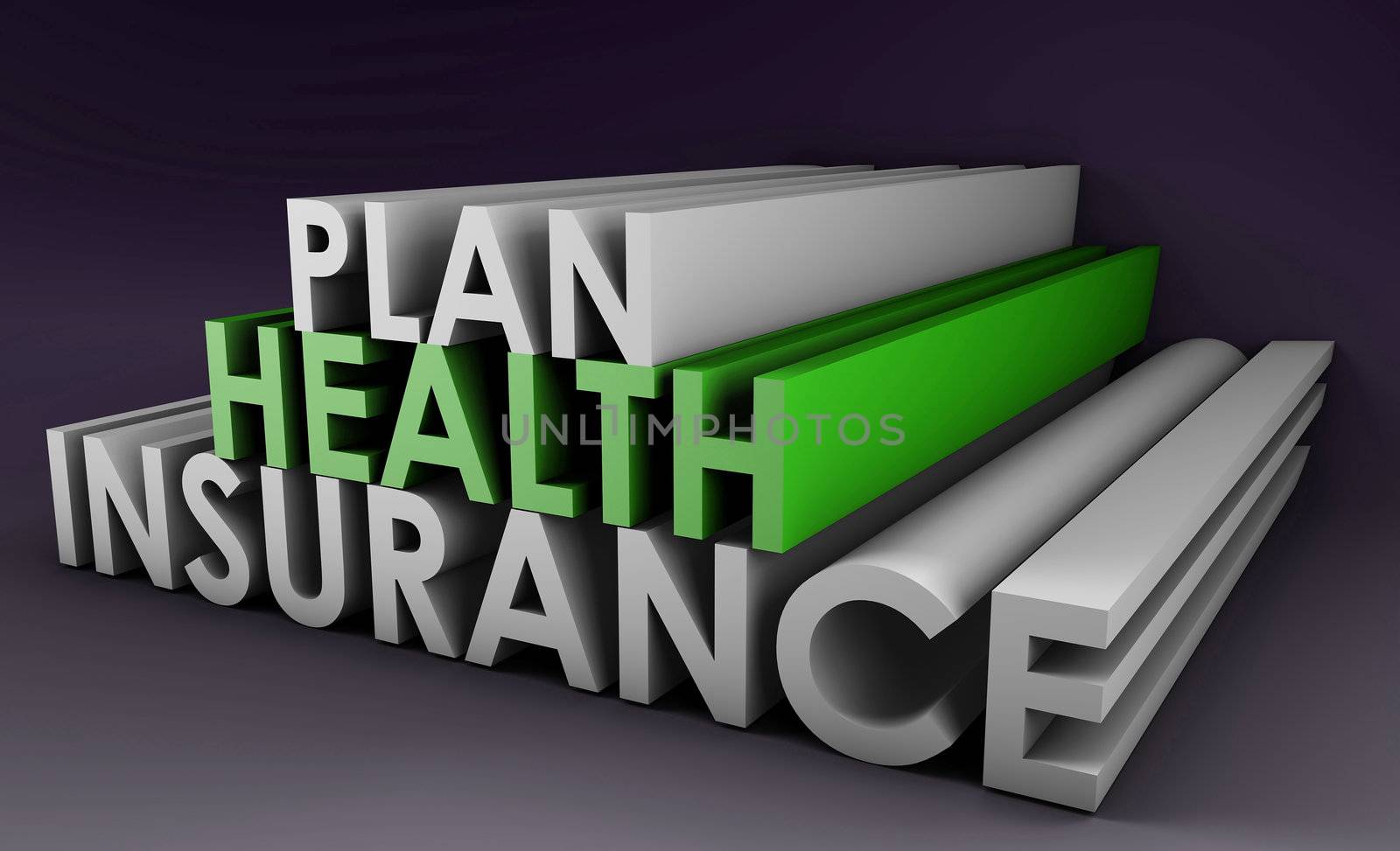 Health Insurance Plan Policy in 3D Art