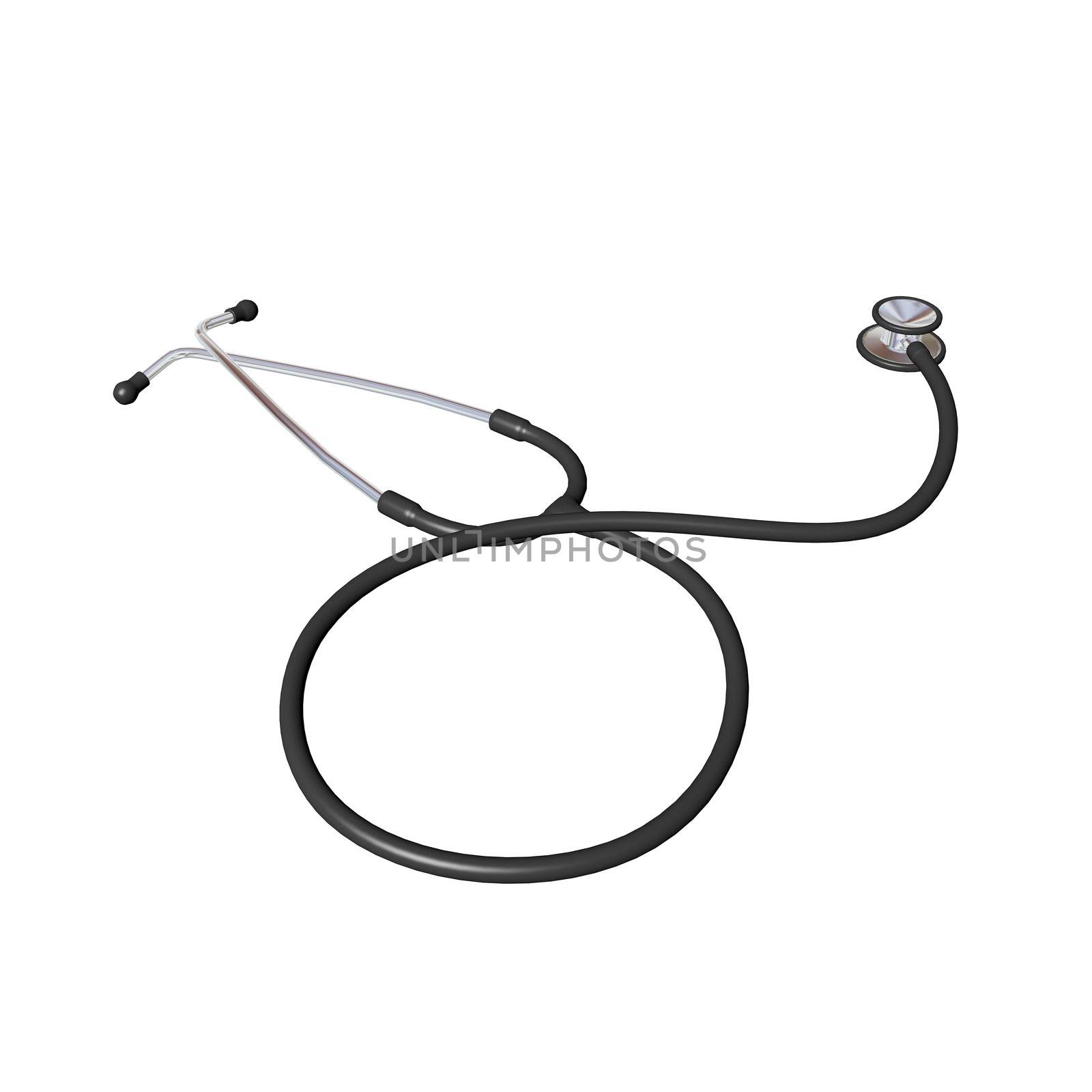 Stethoscope, 3D illustration by Morphart