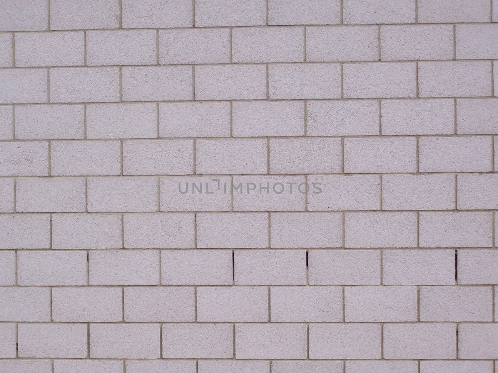 Photo of a breeze block wall