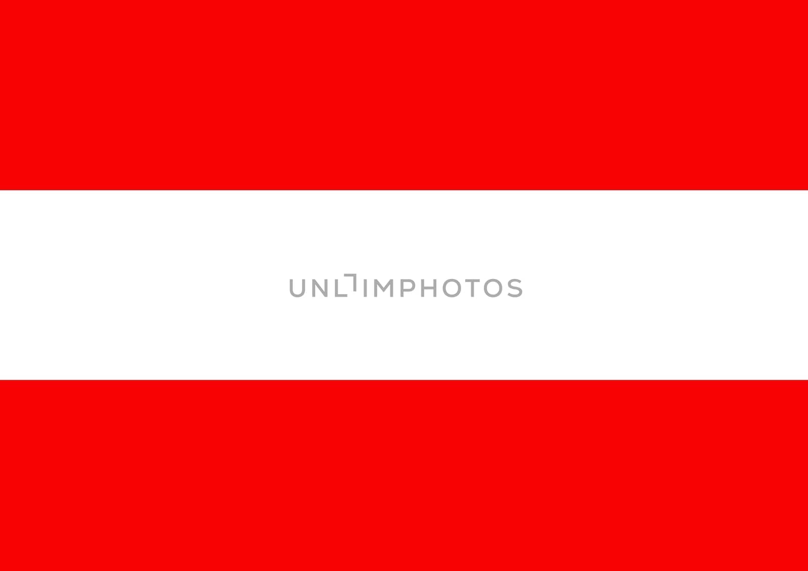 Illustrated flag of Austria