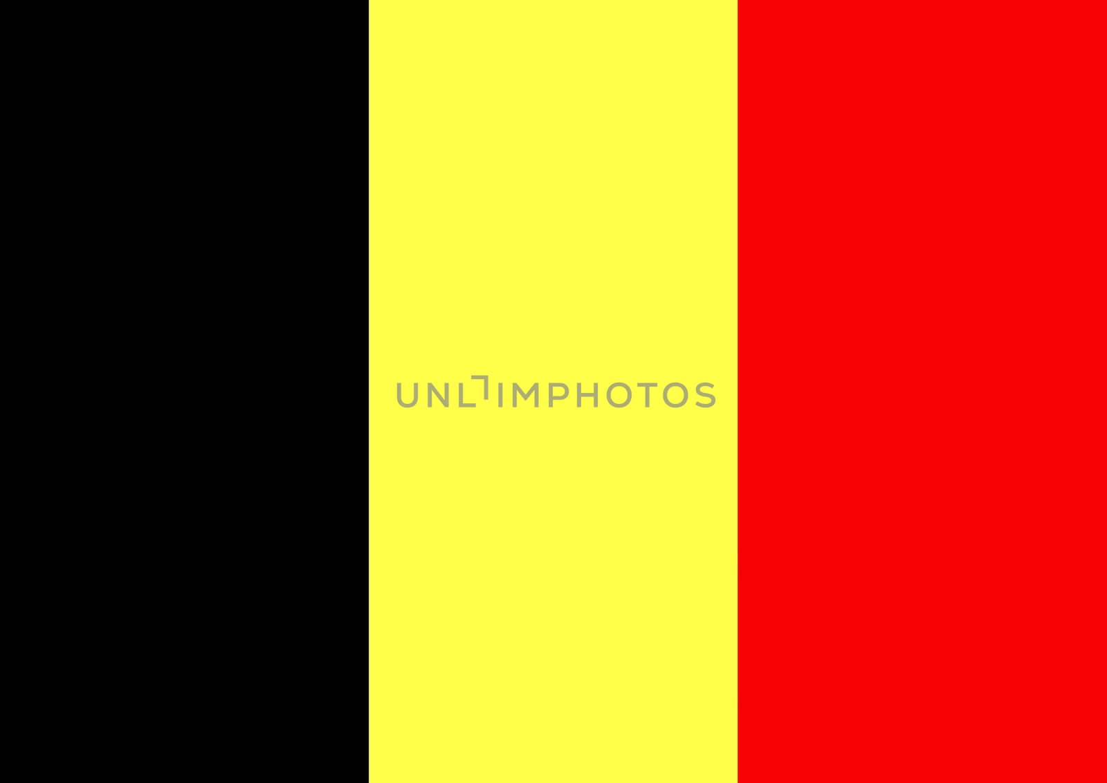 Illustrated flag of Belgium