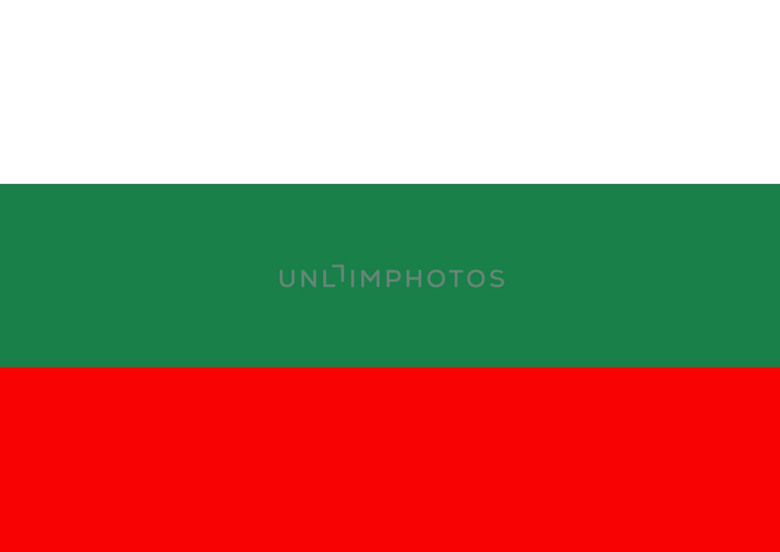 Illustrated flag of Bulgaria