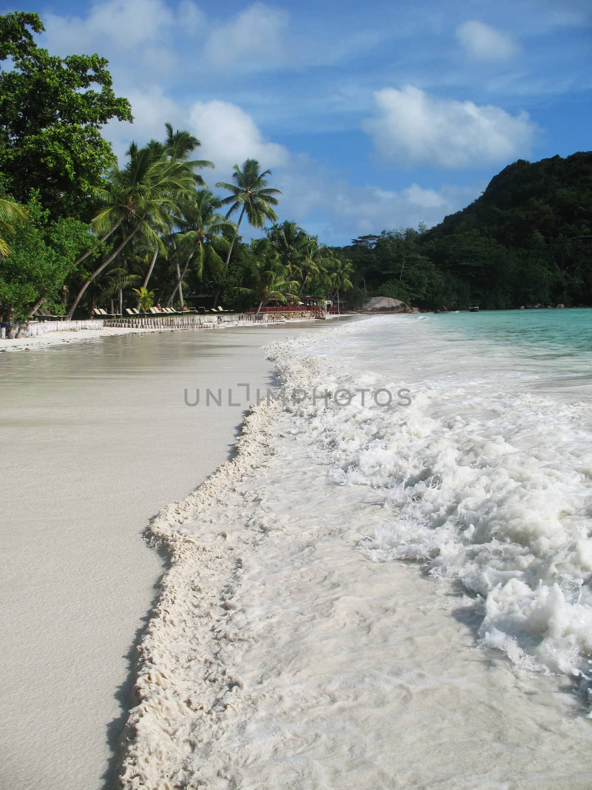 Beautifull seaside view on Mae island, Seychelles