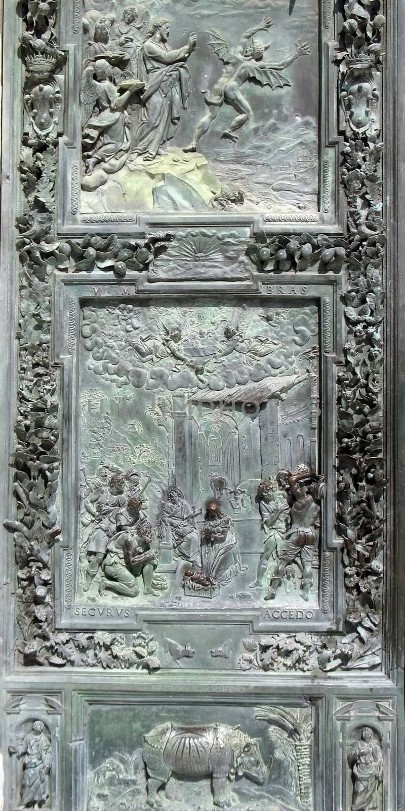 Old door decoration fragment by Vitamin