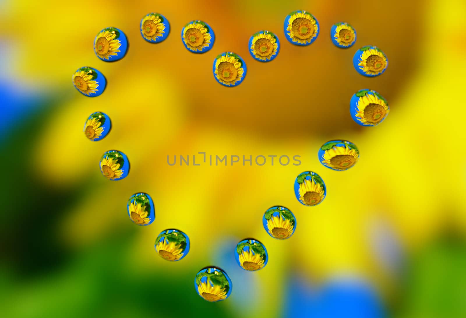 water drops with reflection by Alekcey