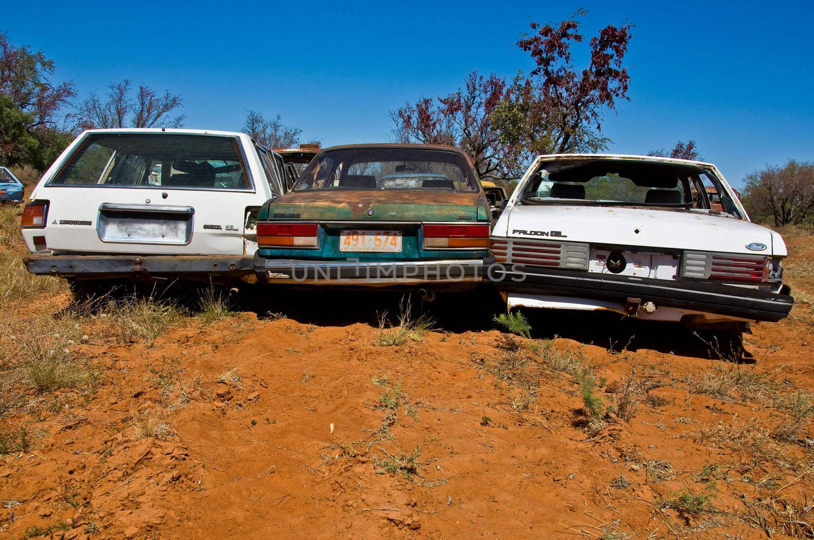 Wreck Cars in the outback australia, northern territory