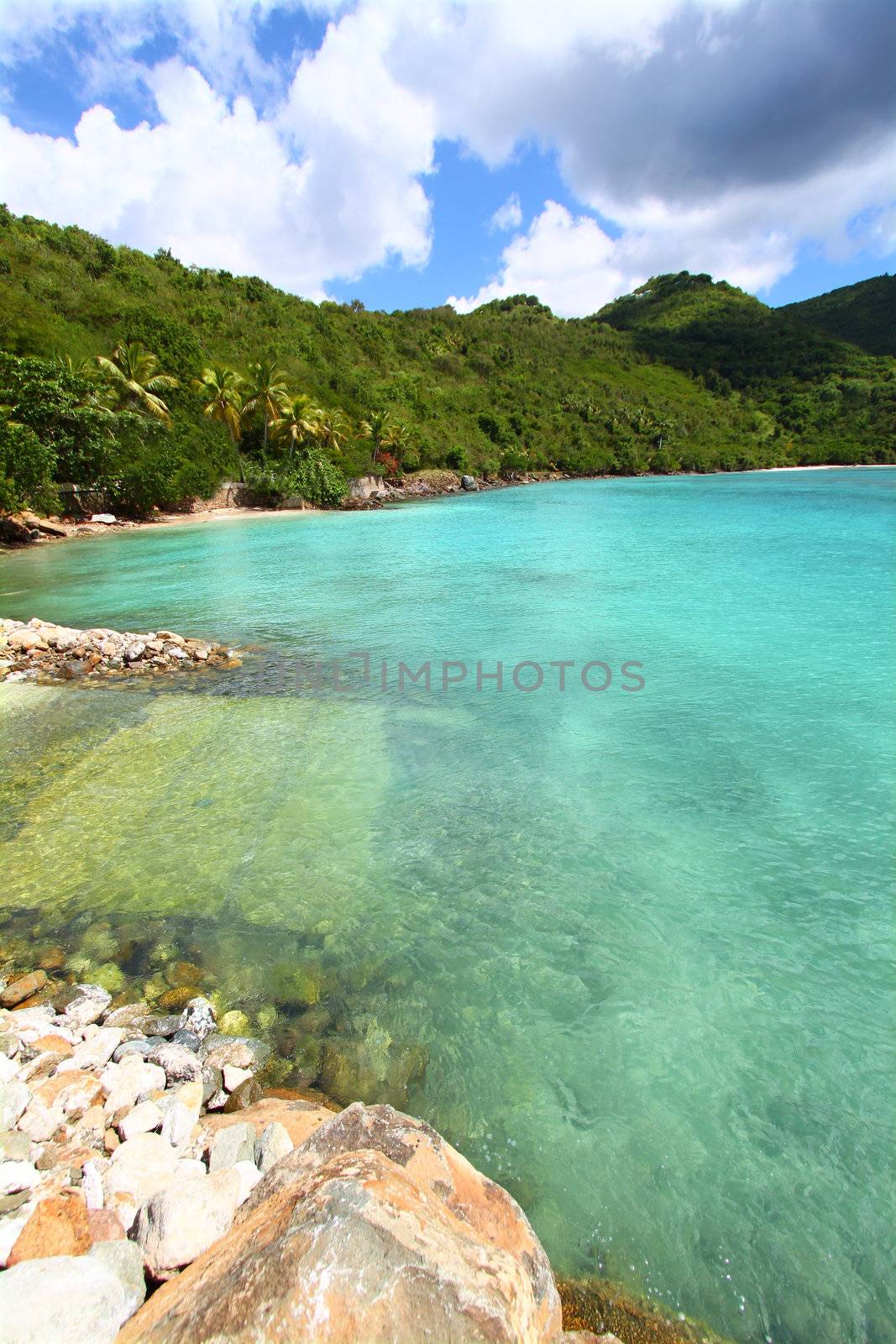 A beautiful sunny day at Brewers Bay on Tortola - BVI