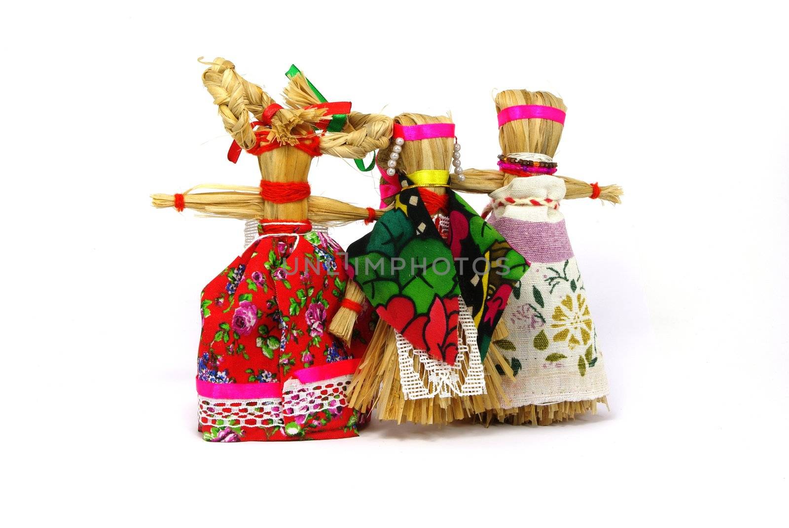 Slavic holiday carnival handmade dolls