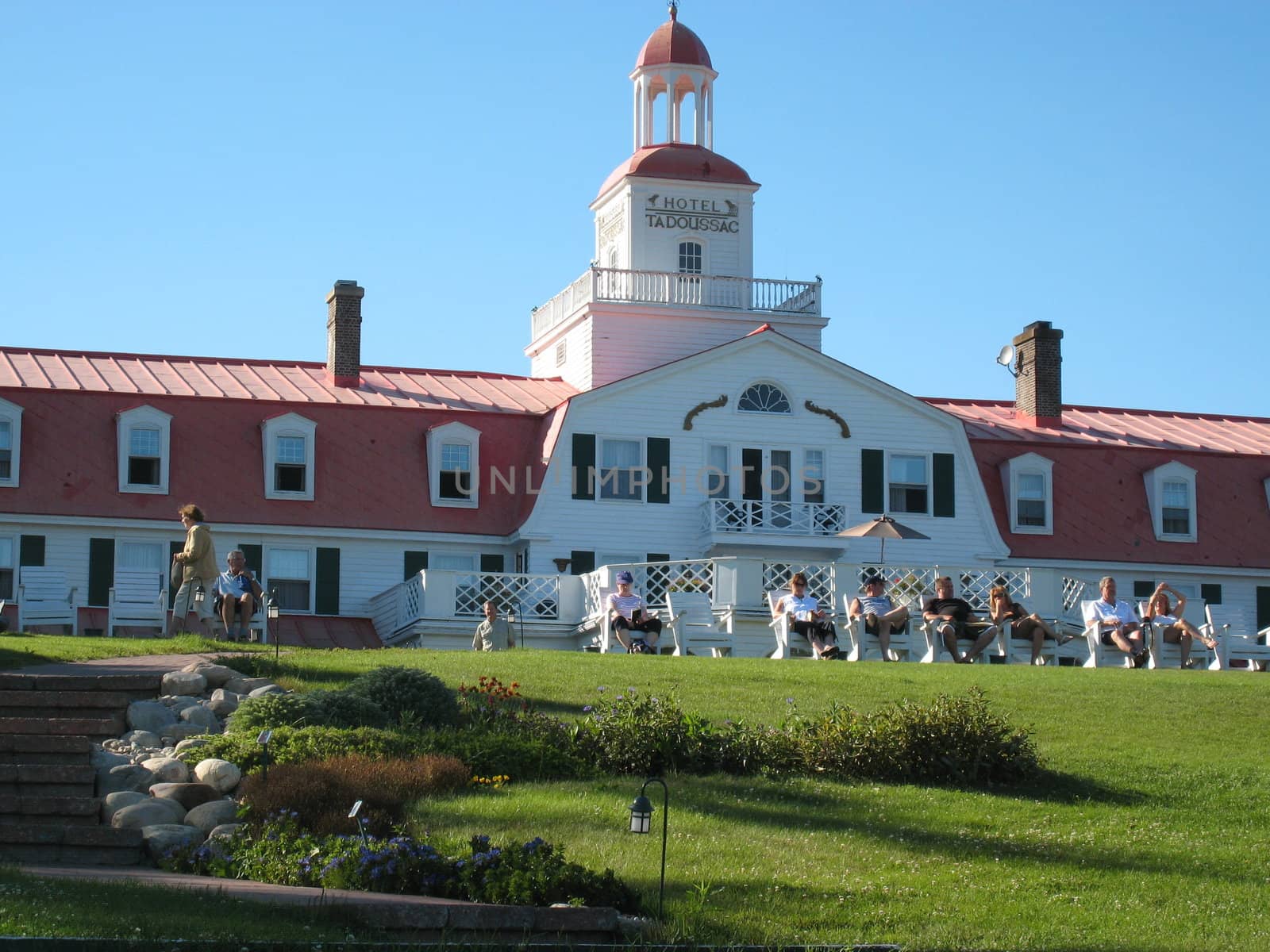 beautiful hotel in Tadoussac city, Quebec