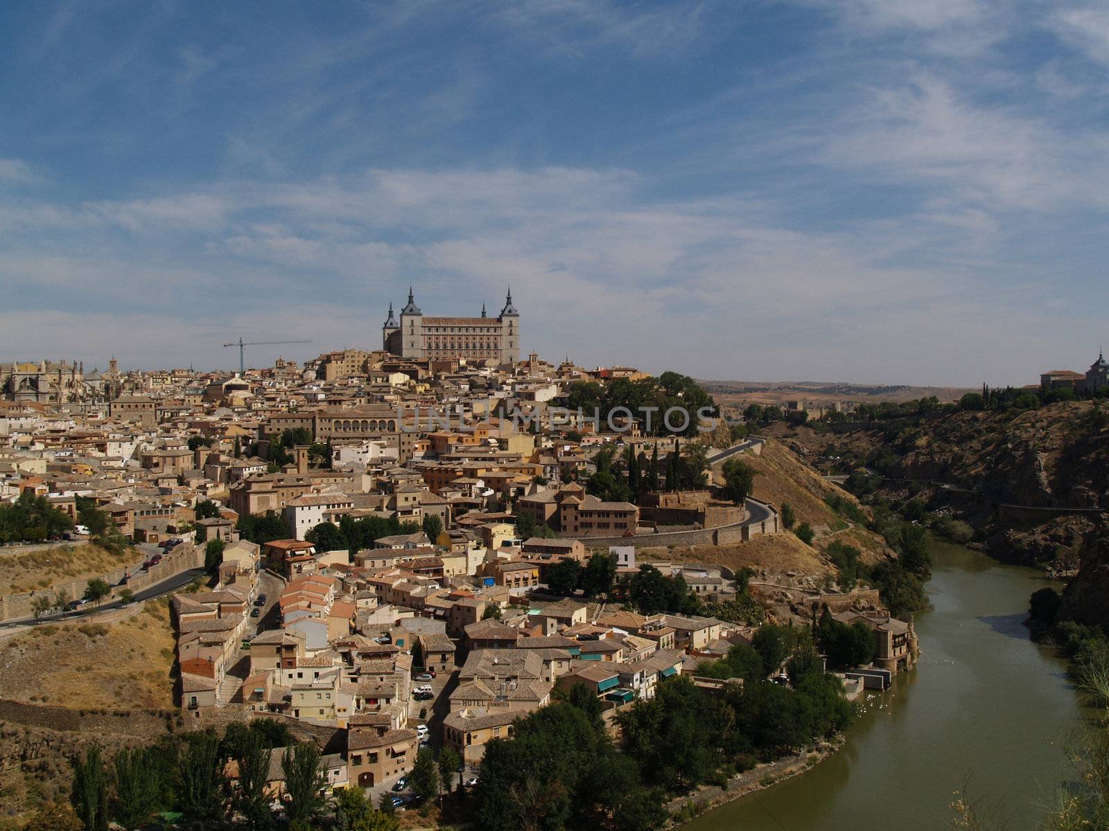 View on the city of Toledo, Spain.