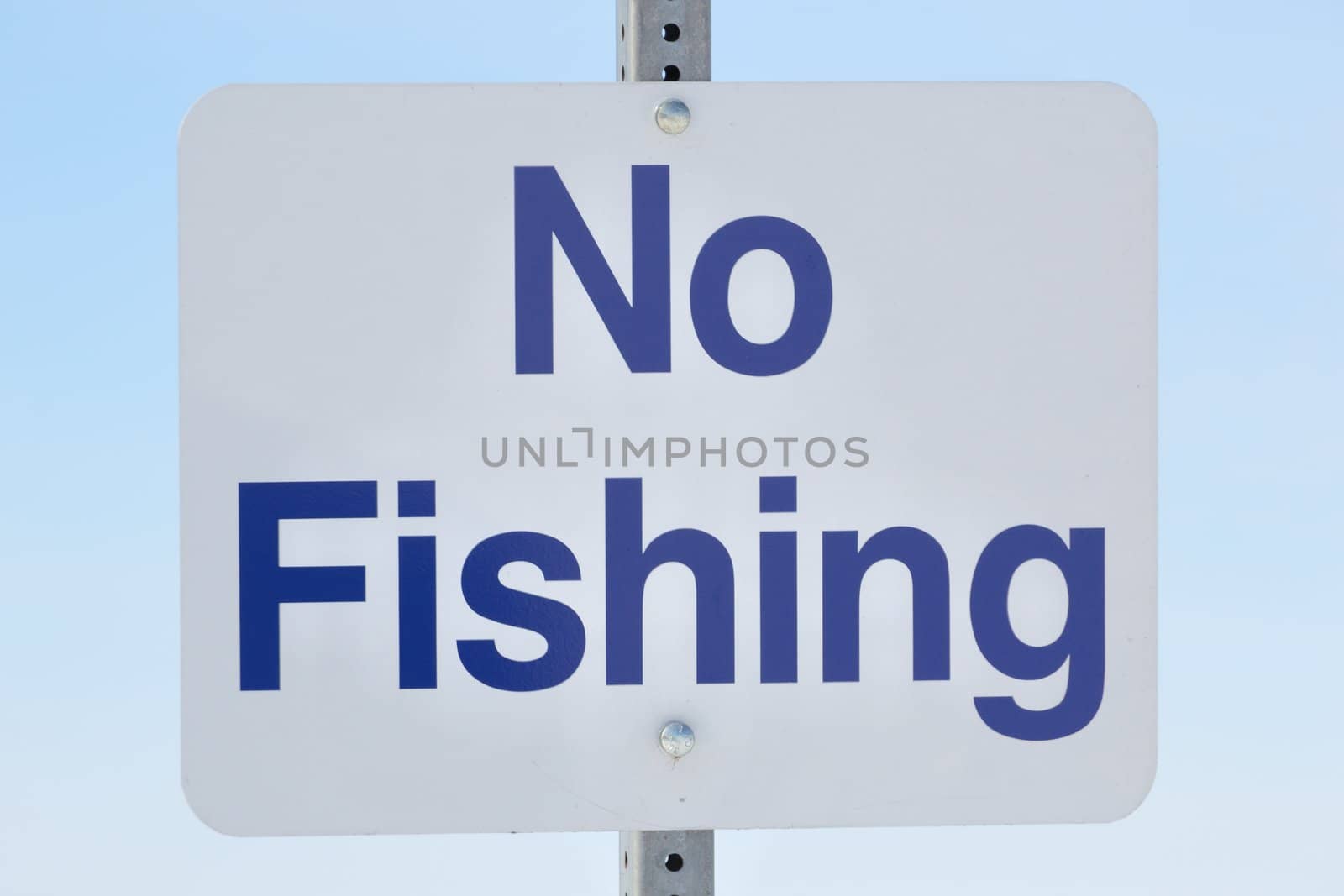 No Fishing Sign by brm1949