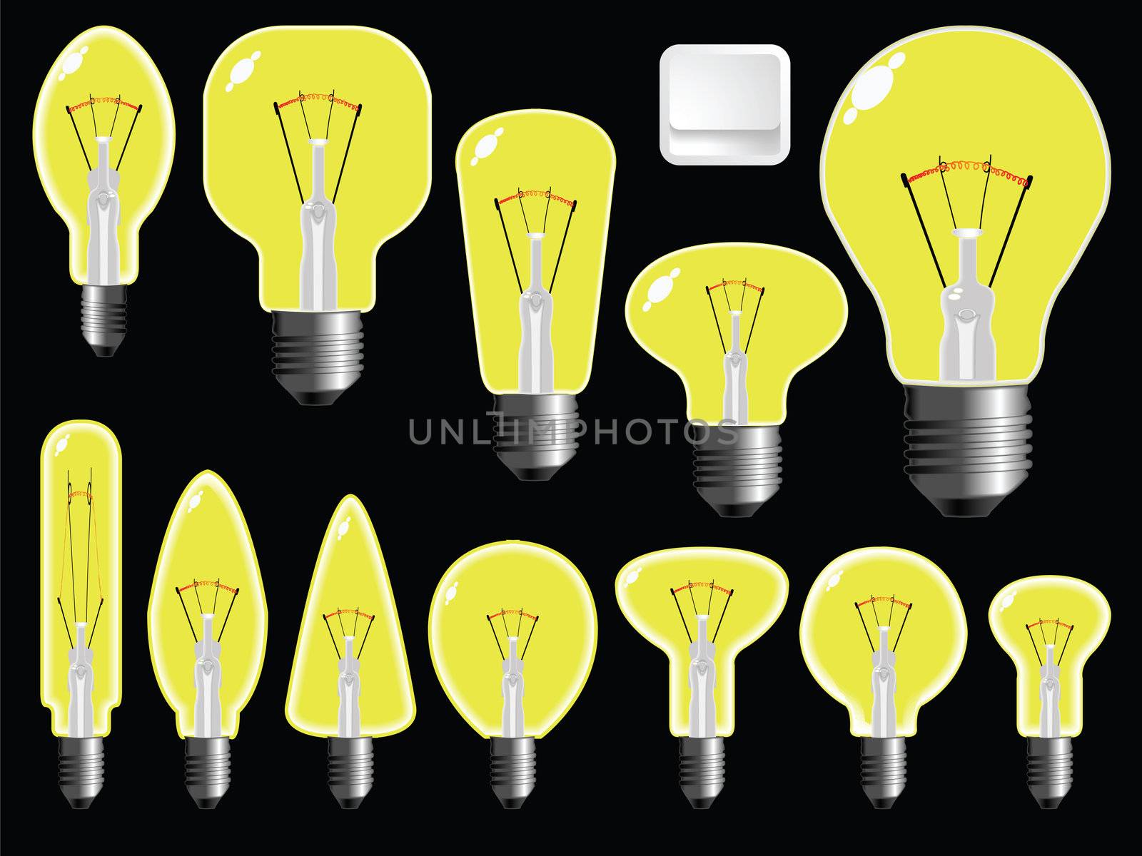 light bulbs shapes by robertosch