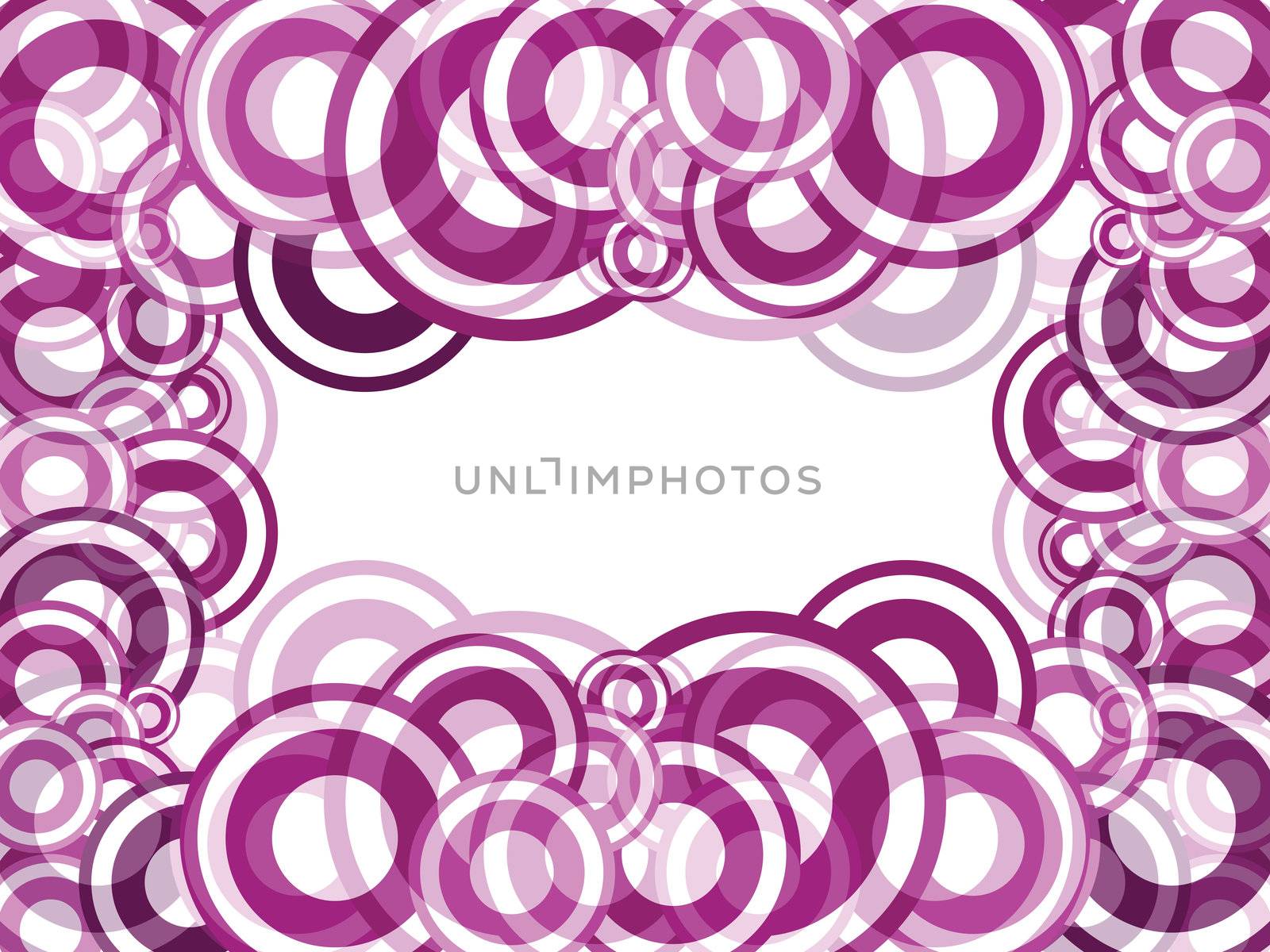 abstract circles background, vector art illustration