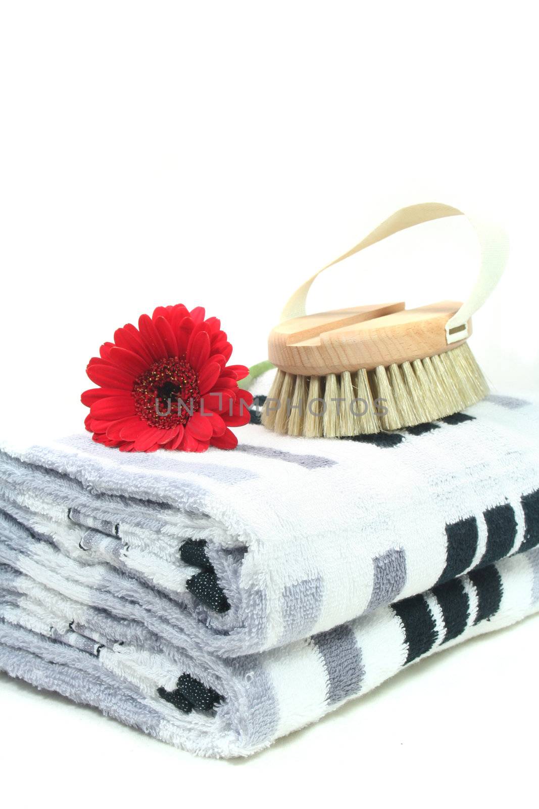Wellness - brush, flowers and towels - Personal Care
