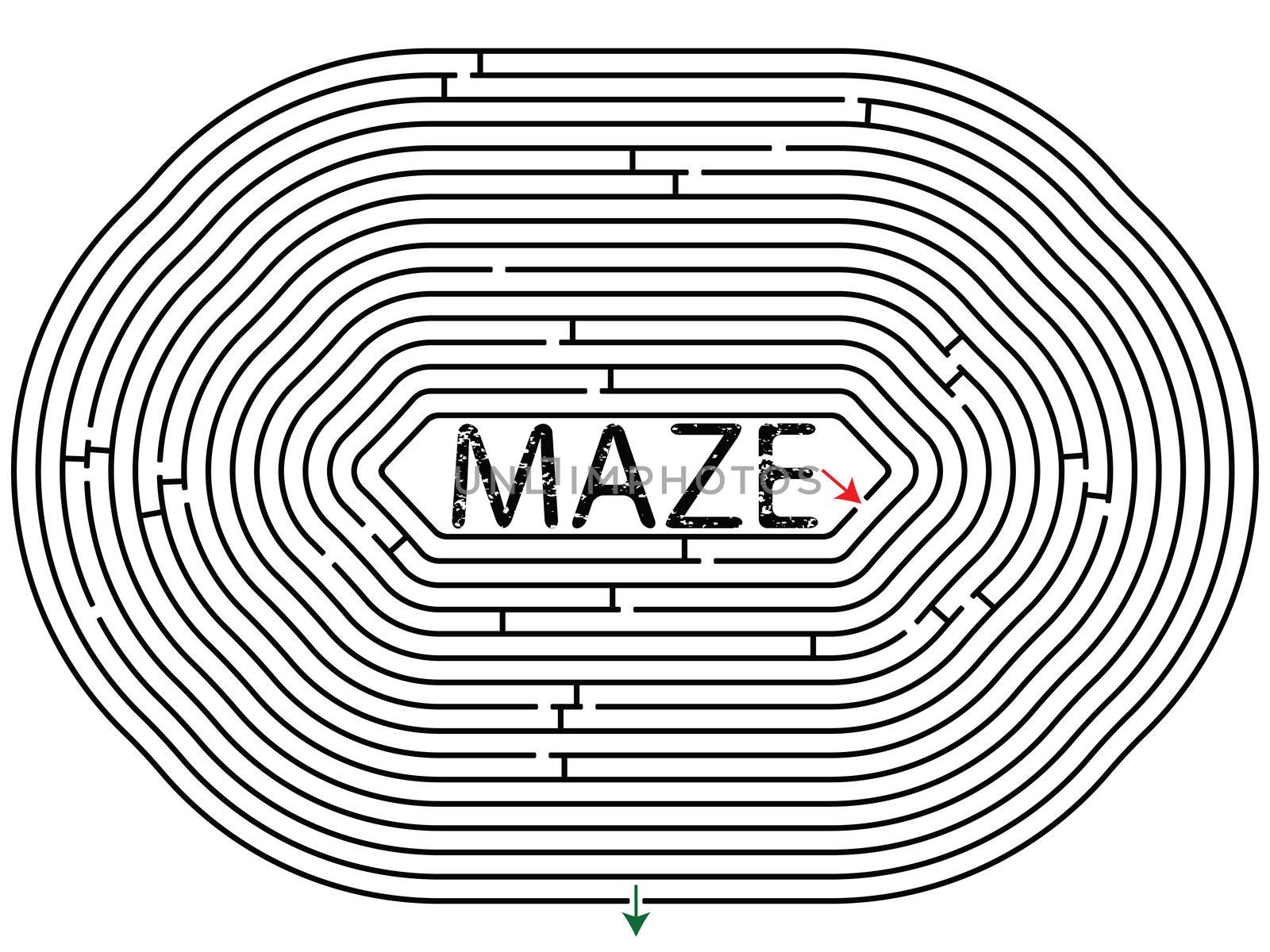 rounded maze by robertosch