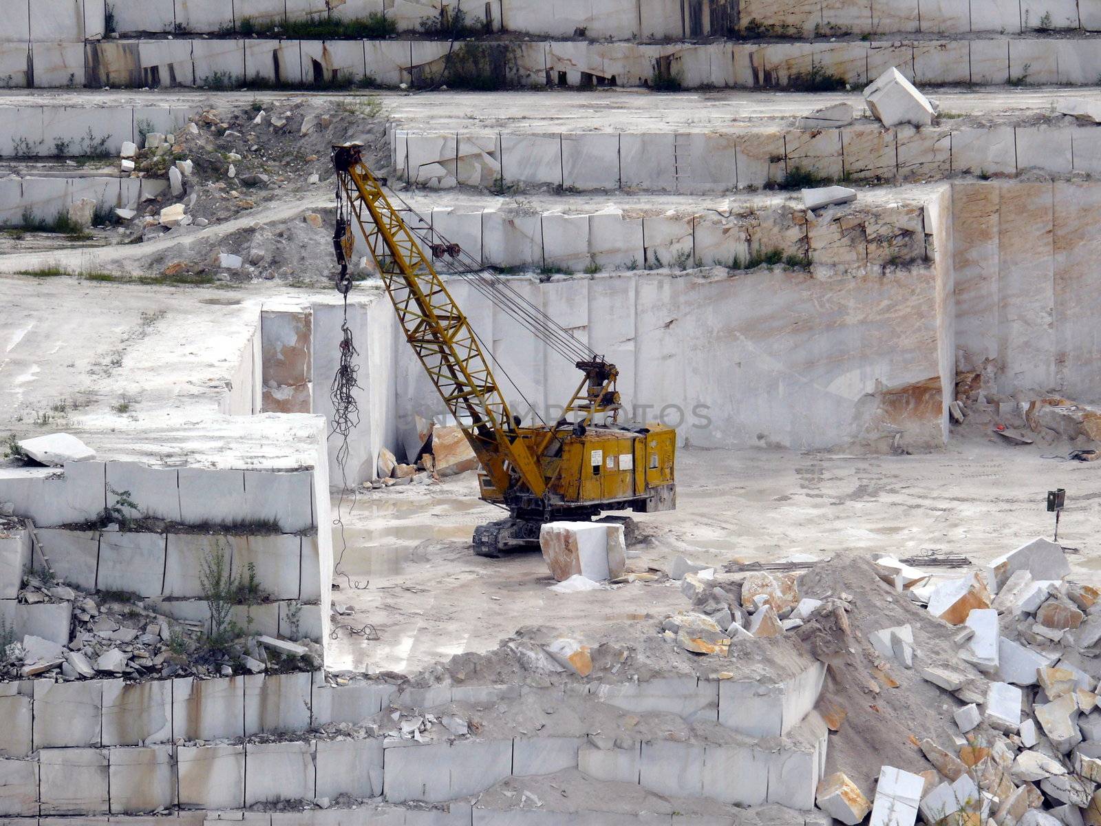 Extraction of a marble  