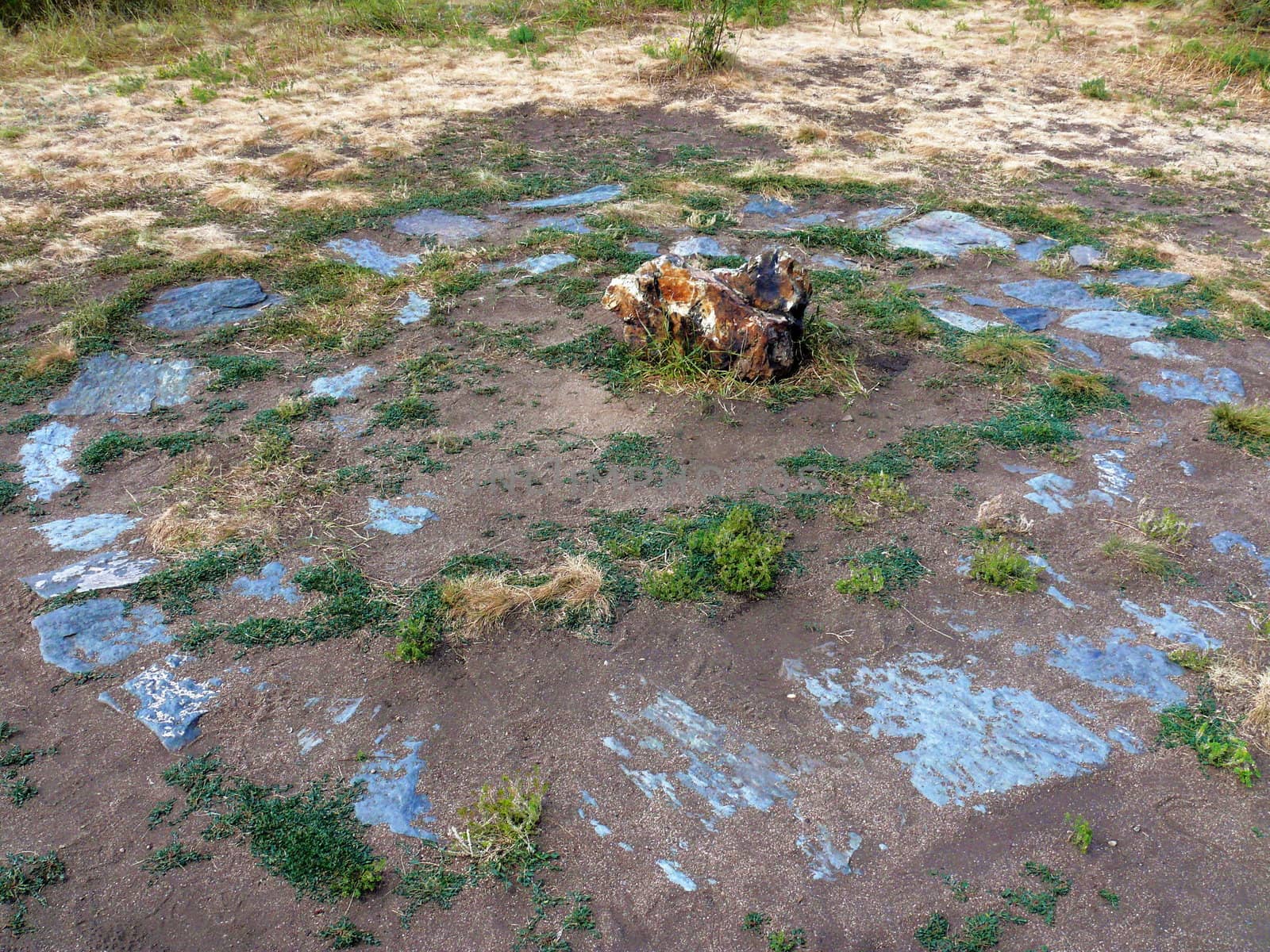 spiritual pattern in mountain "Shamanka" - Arkaim