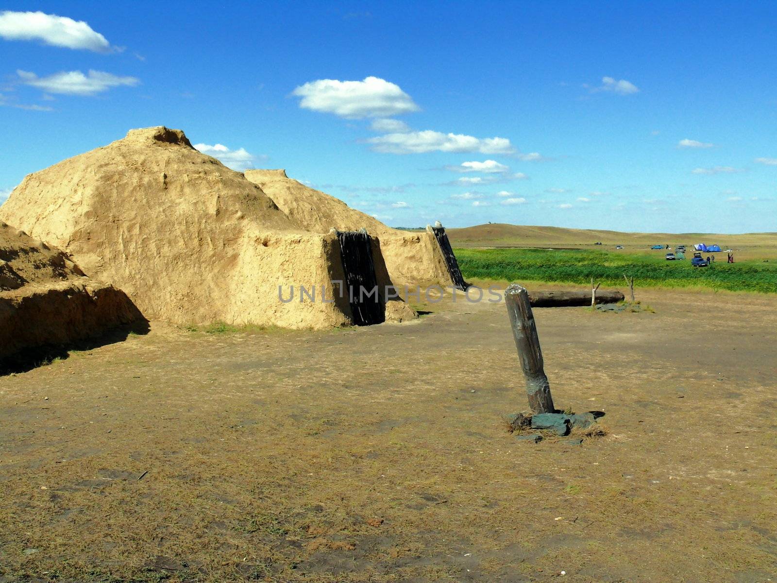 house of stone age (reconstruction) - Arkaim by Stoyanov