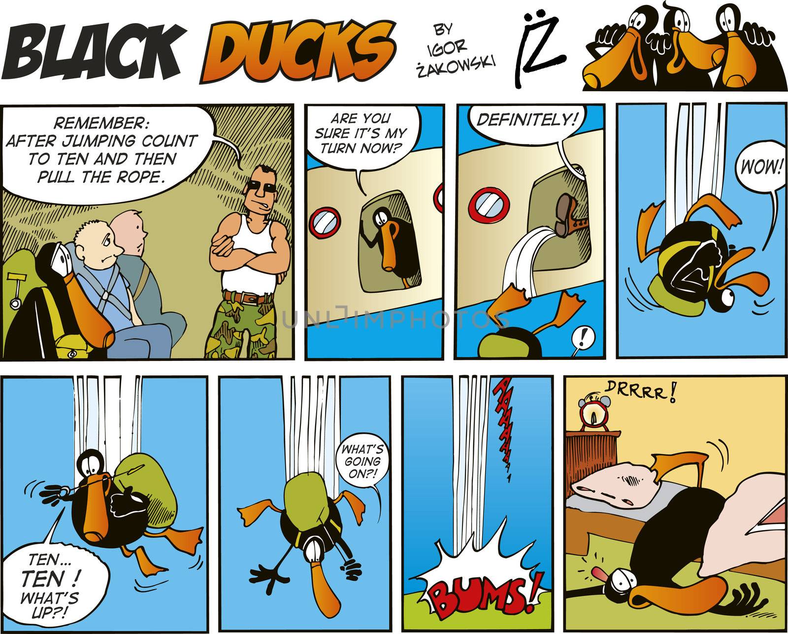 Black Ducks Comic Strip episode 8