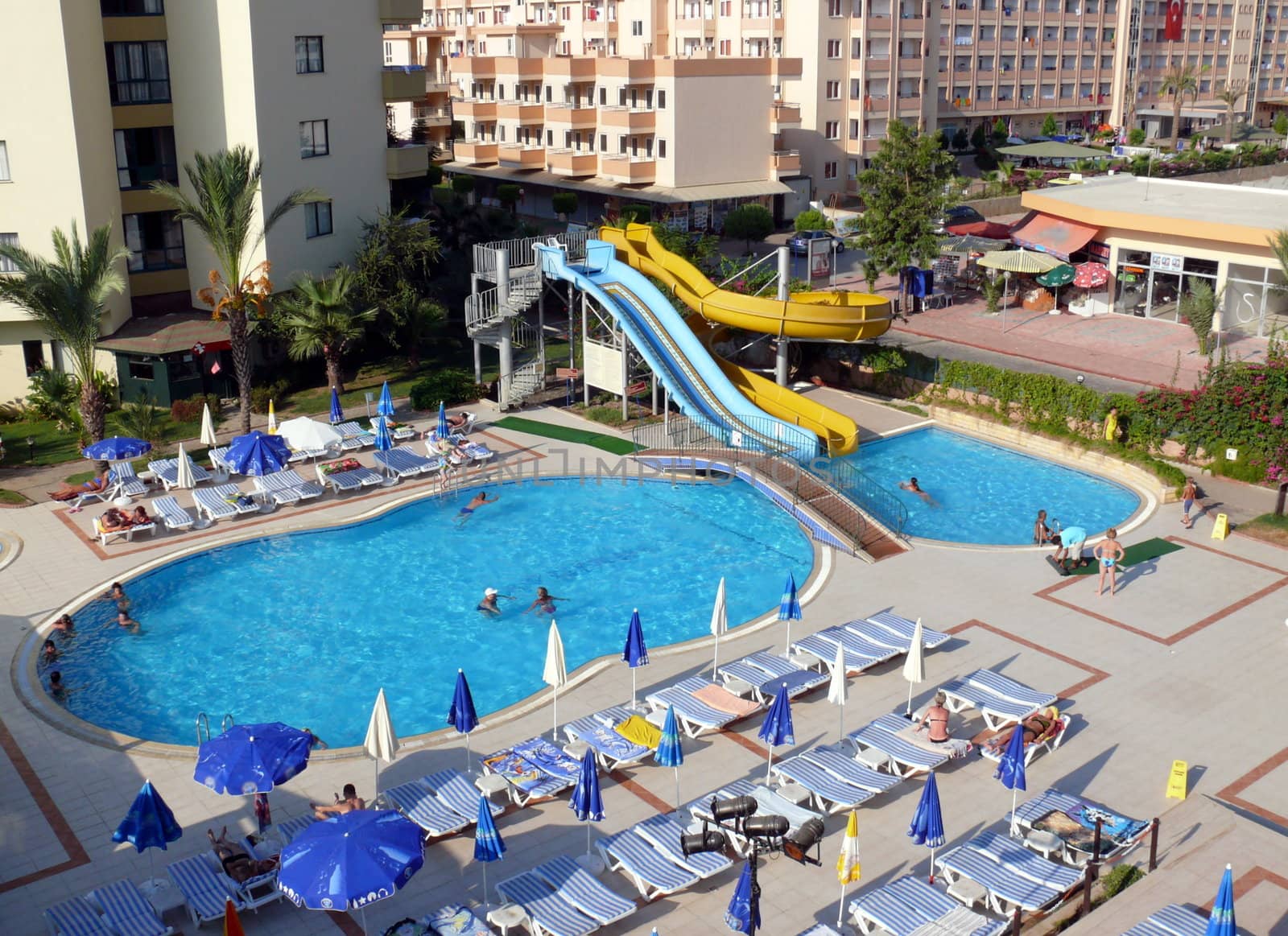 Waterpool in Turkey hotel by Stoyanov