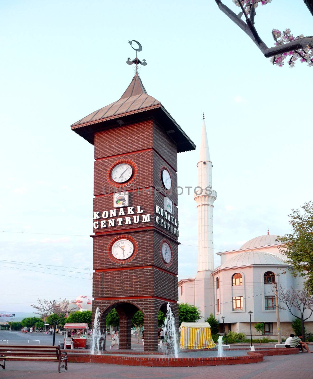 Tower with clock - Konakli, Turkey