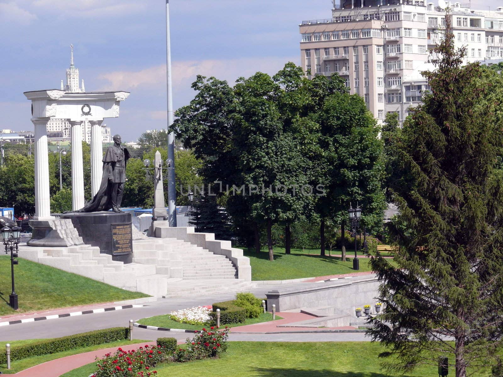Monument of Alexander the great - Moscow, Russia by Stoyanov