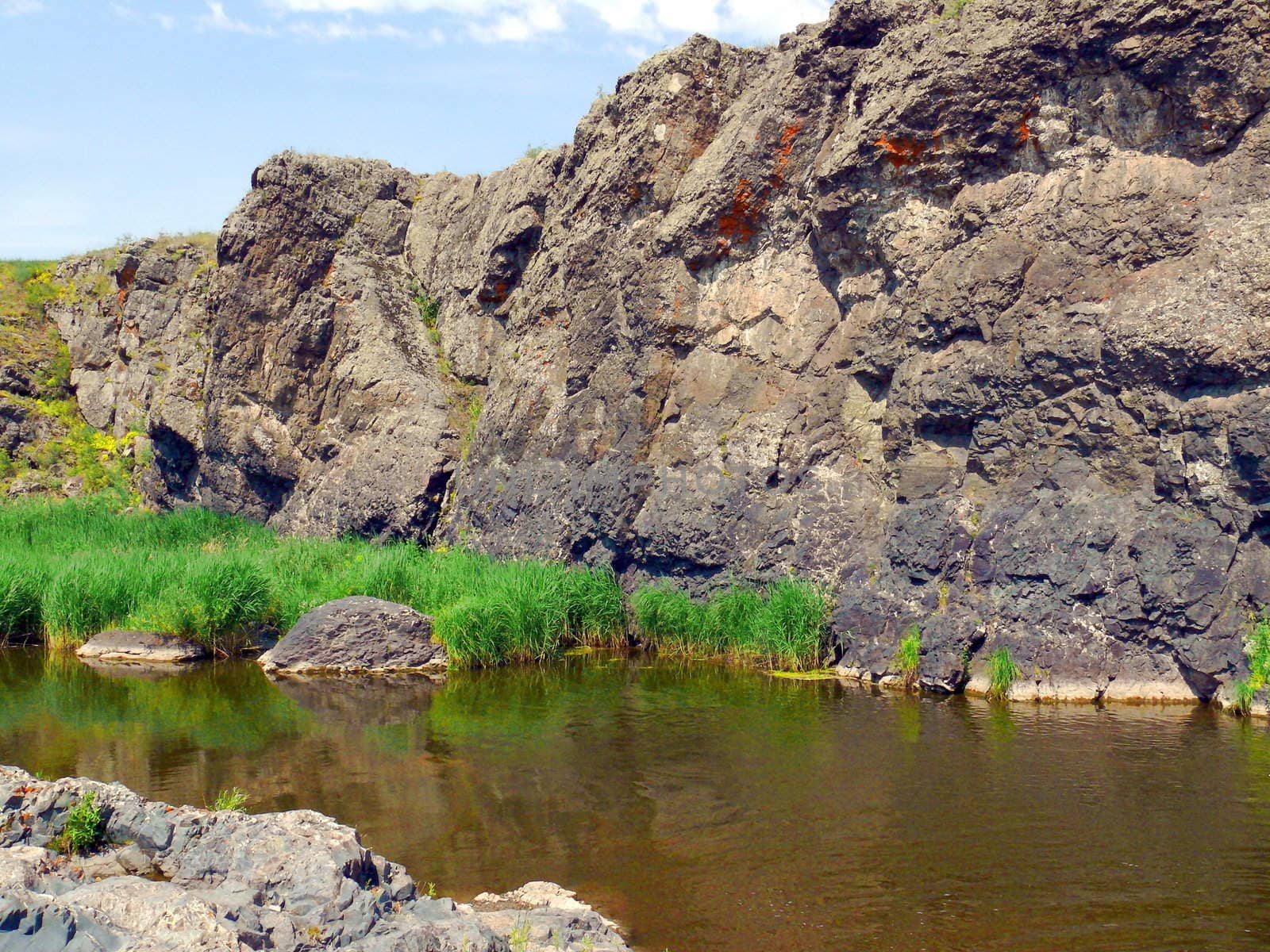 Uvel'ka river in Ural mountains